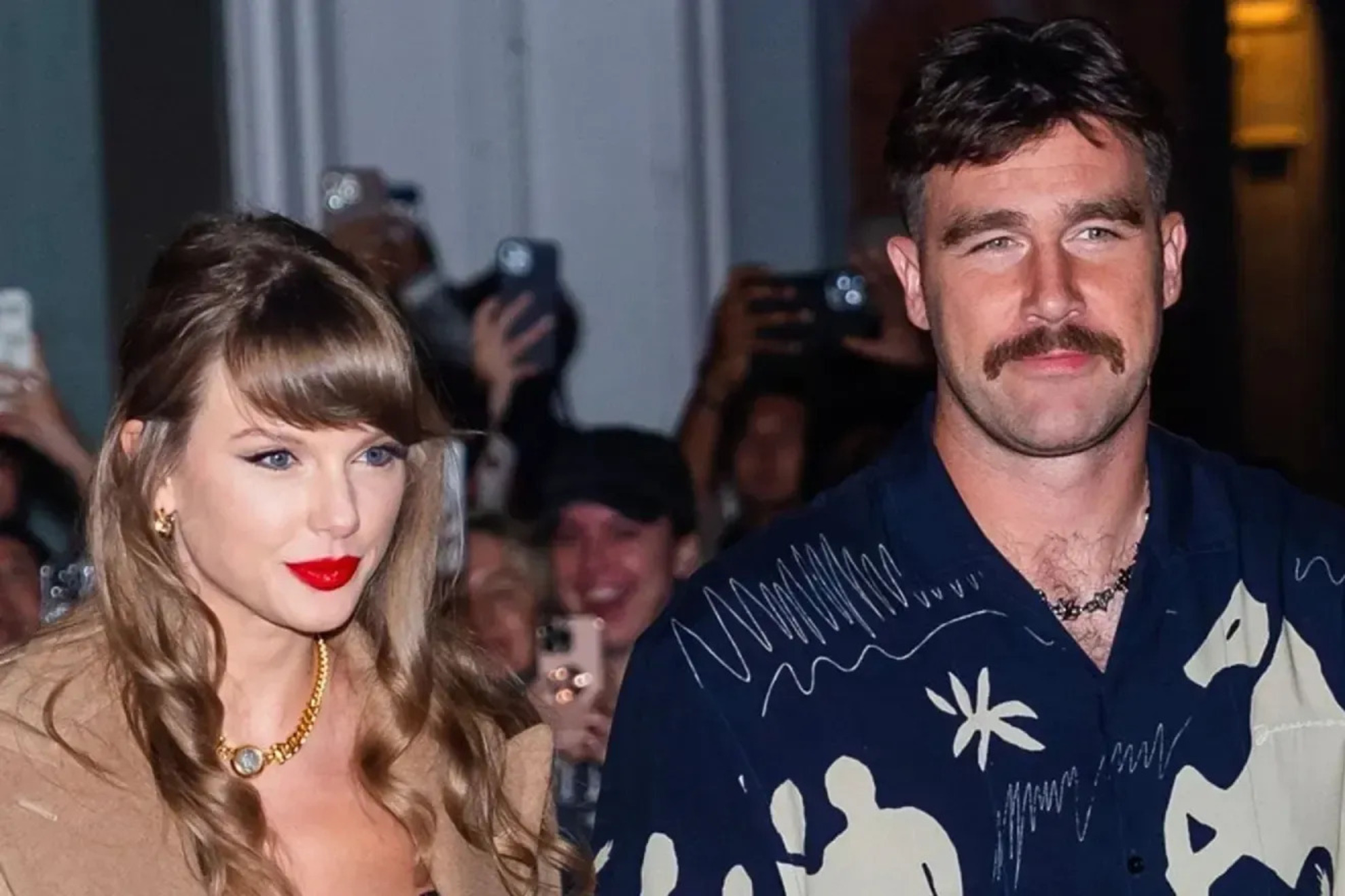 Taylor Swift and Travis Kelce