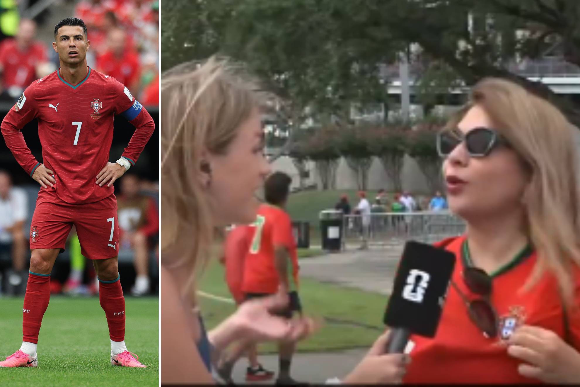 Colombia outraged by fan who chooses Cristiano Ronaldo over her country | MARCA