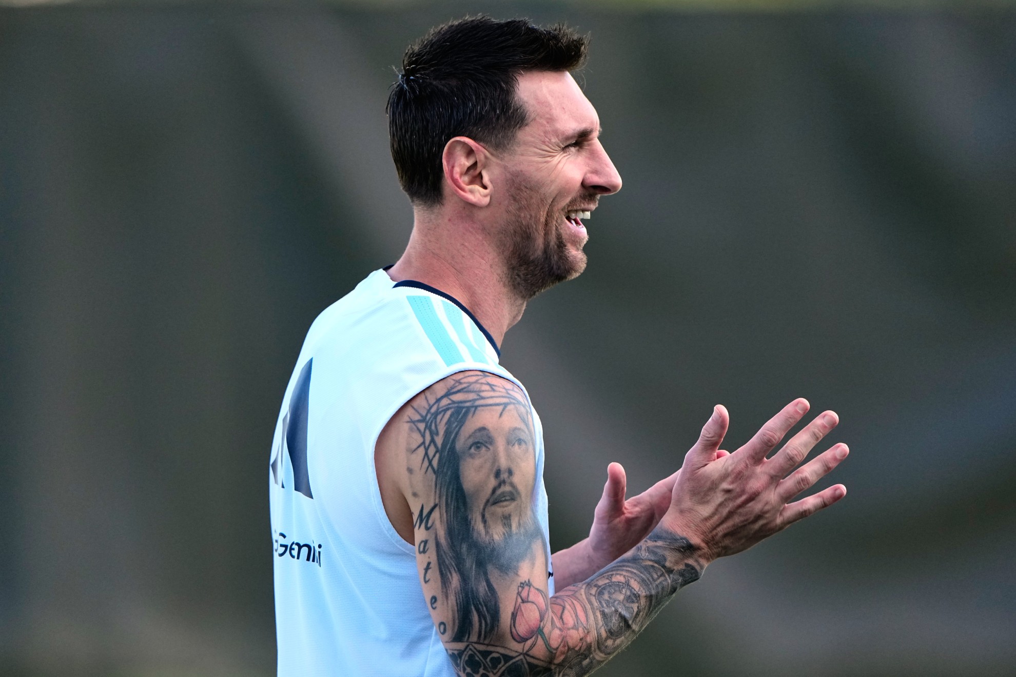  Lionel Messi. (AP Foto/Charlie Riedel)