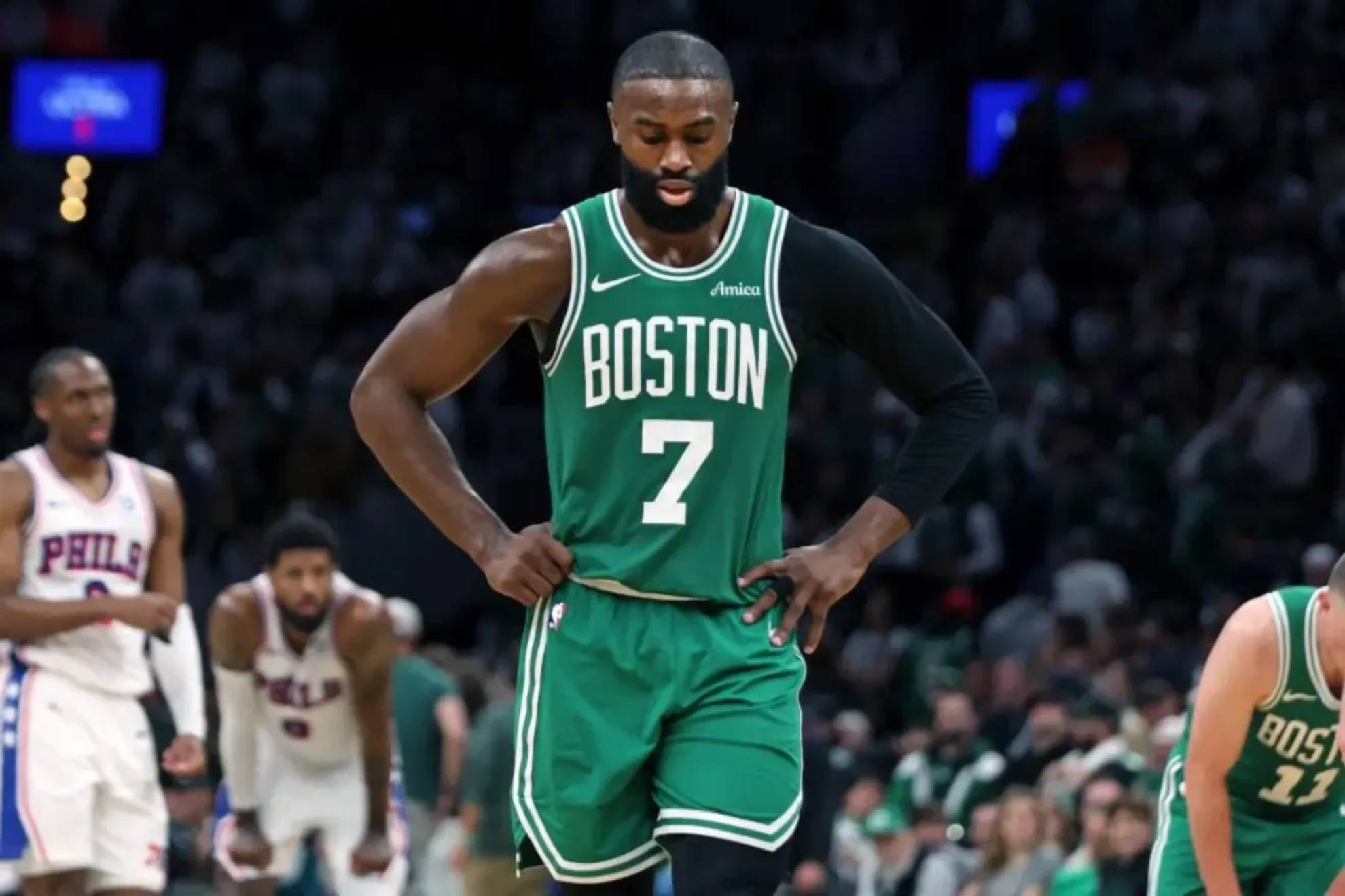 Jaylen Brown during a game last season. LAPRESSE