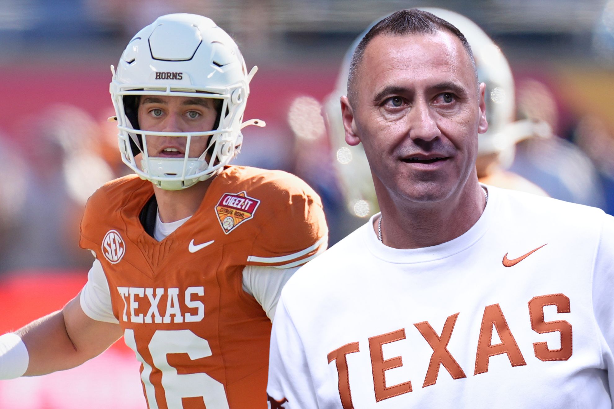 Arch Manning & Steve Sarkisian