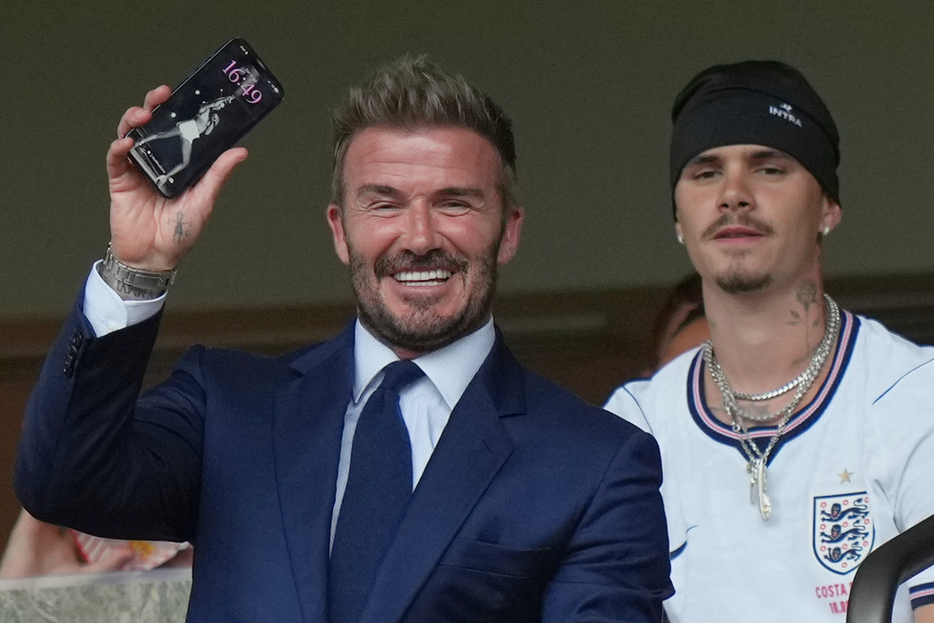 Former England soccer player and Inter Miami President David Beckham. Lynne Sladky