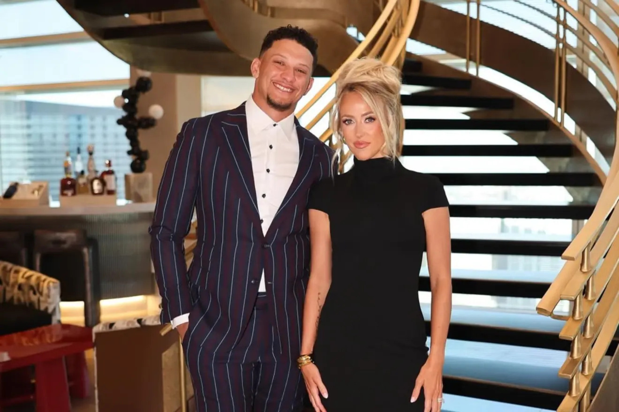 Patrick and Brittany Mahomes