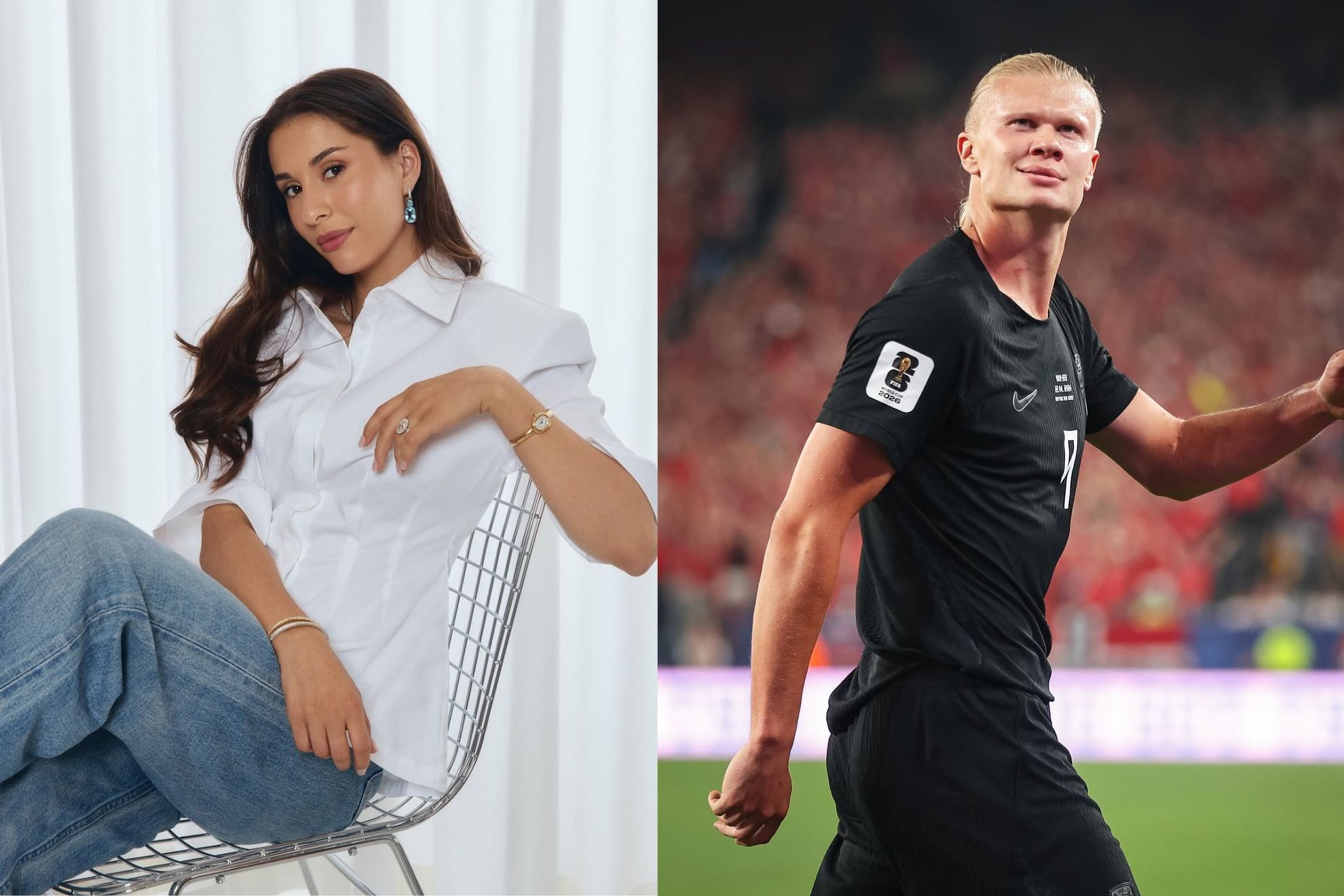 Erling Haaland’s girlfriend steals the spotlight with a stunning summer