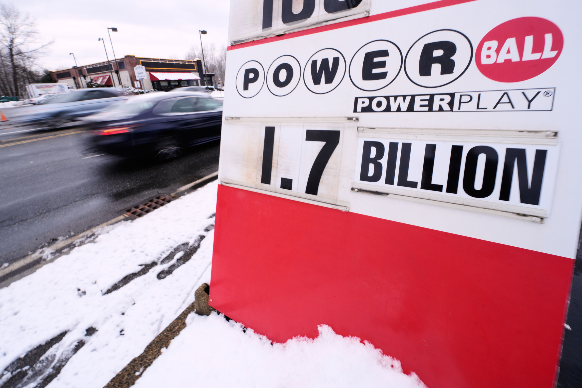 The jackpot for the Powerball lottery game is displayed LAPRESSE
