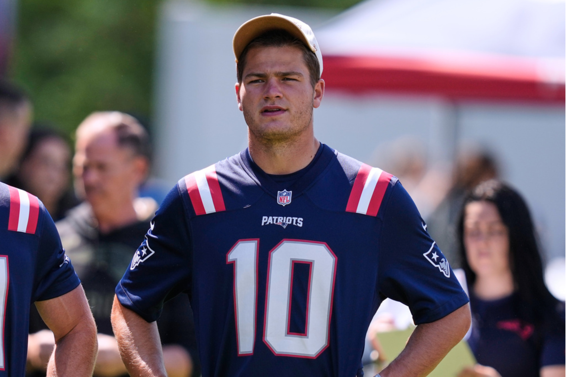 Drake Maye is getting ready for his third season with the New England Patriots. LAPRESSE