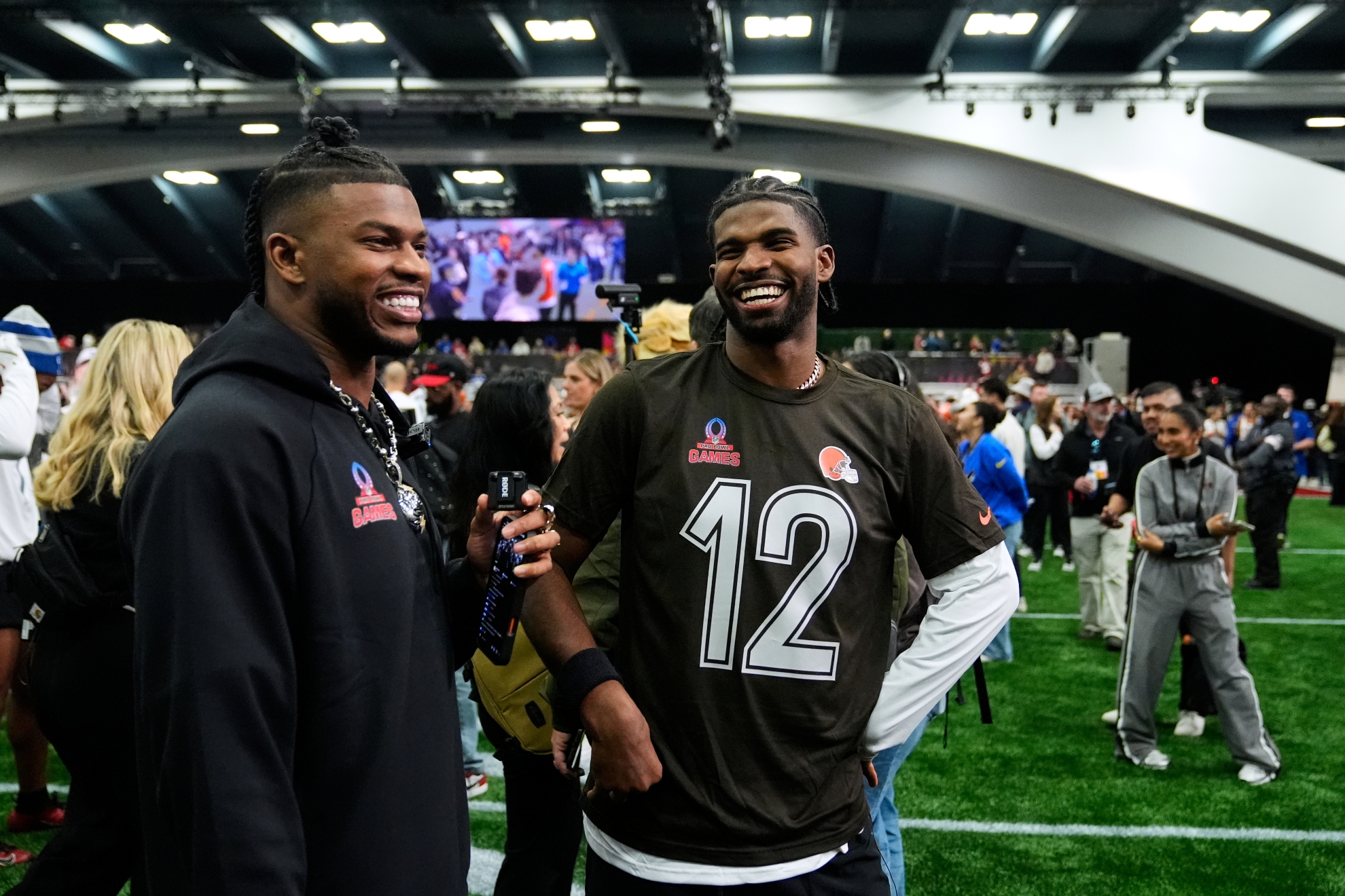 &nbsp;Shedeur Sanders with his brother Shilo Sanders