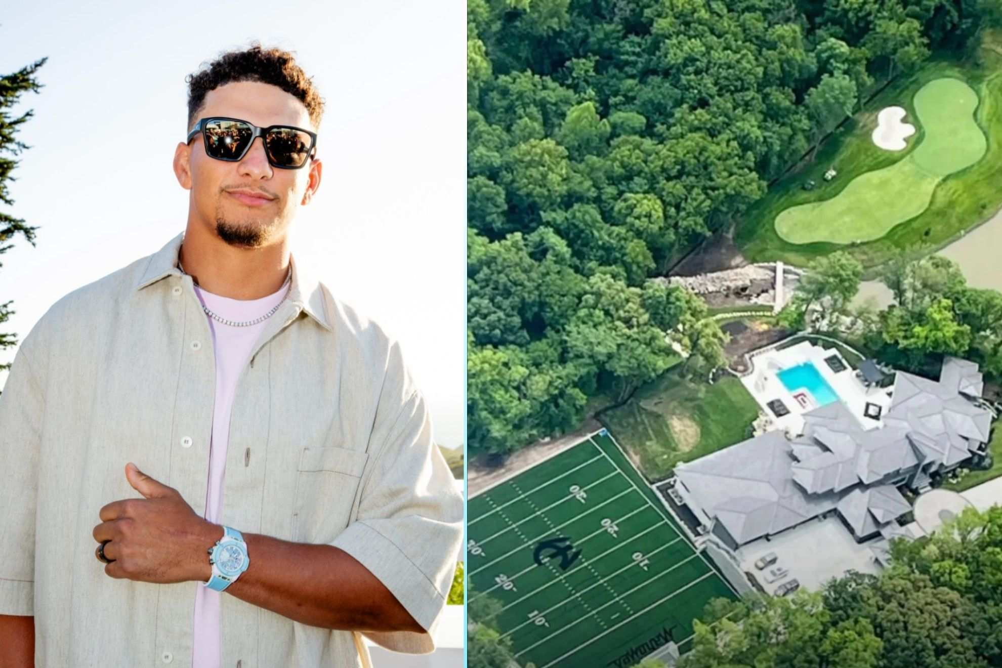Patrick Mahomes' amazing 8-Acre Estate that includes a private football field