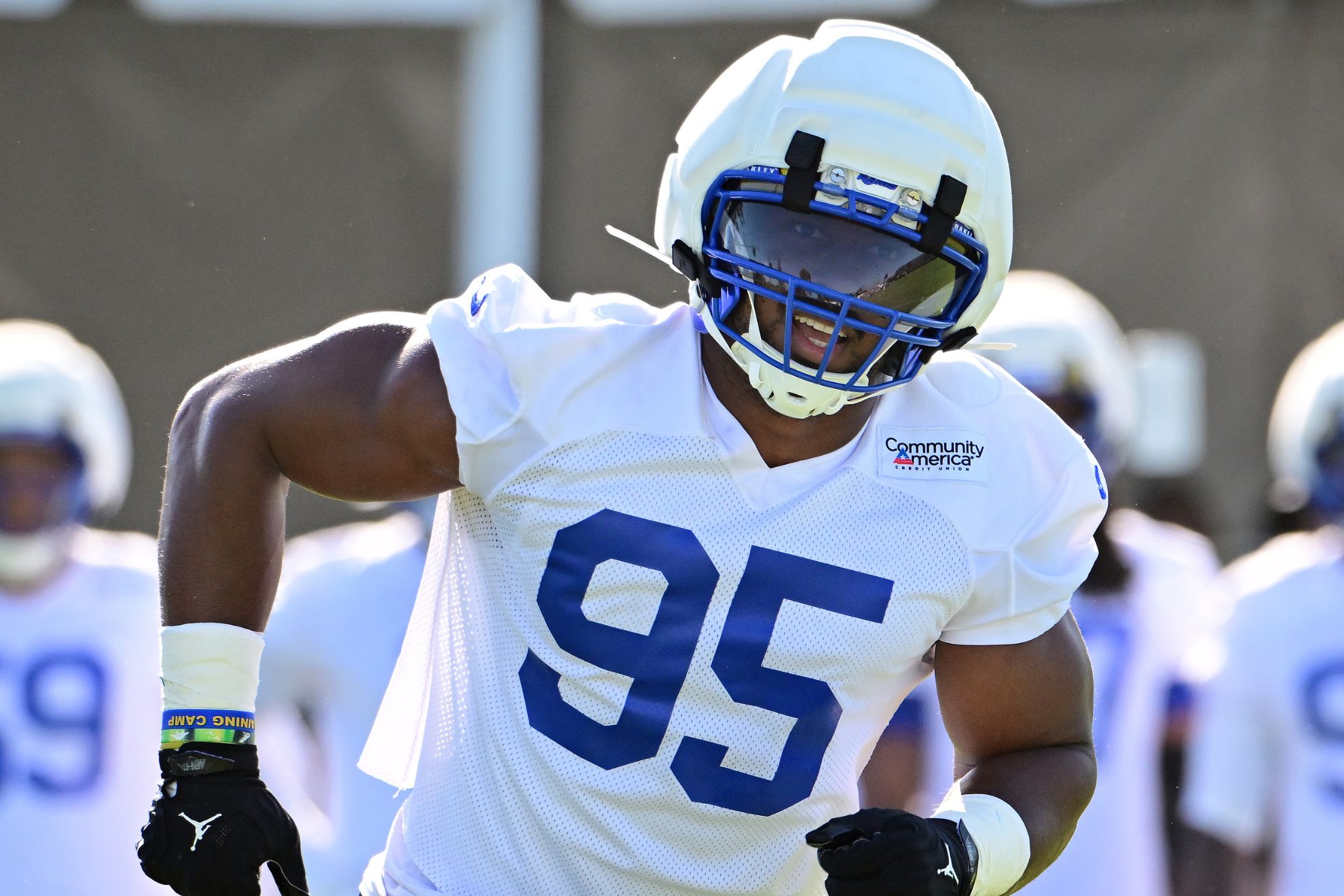 Los Angeles Rams linebacker Myles Garrett. LaPresse