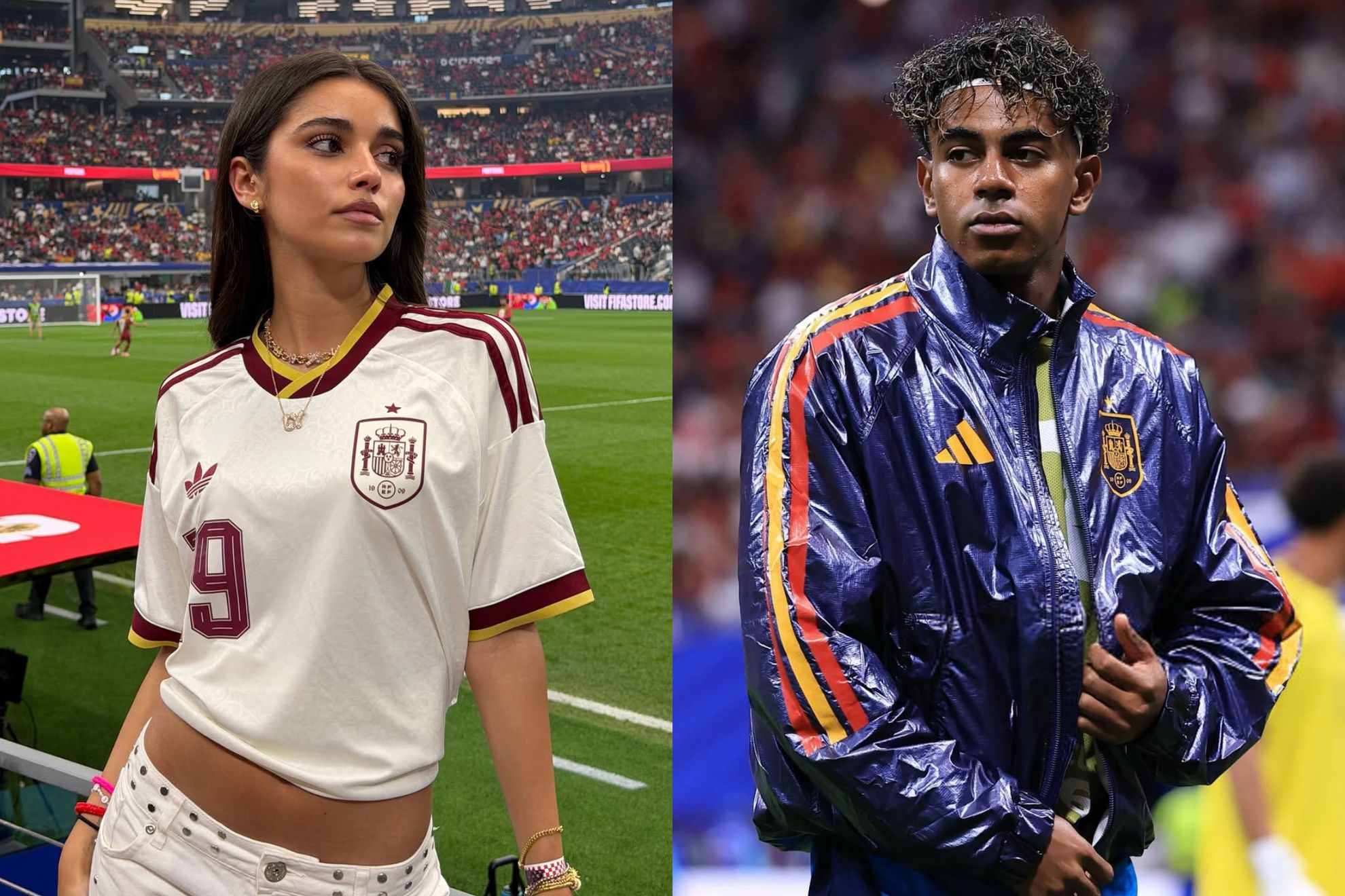 Inés García and Lamine Yamal