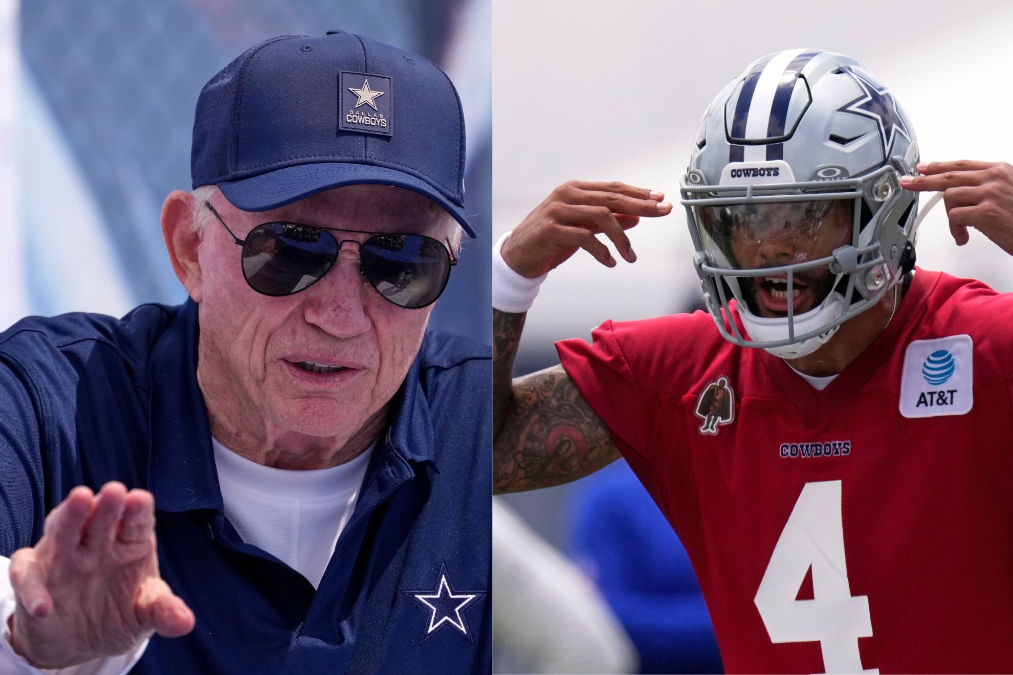 Jerry Jones urges patience / Dak Prescott calls for smarter decisions LAPRESSE