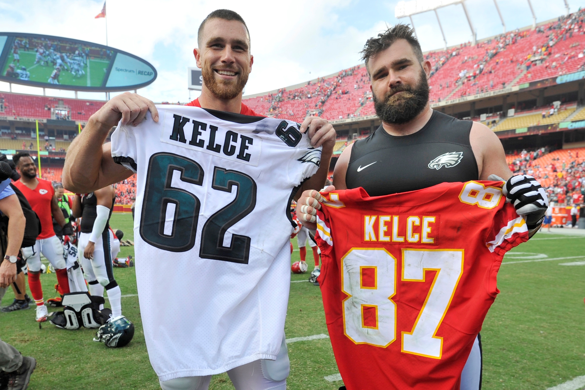 Travis Kelce and Jason Kelce