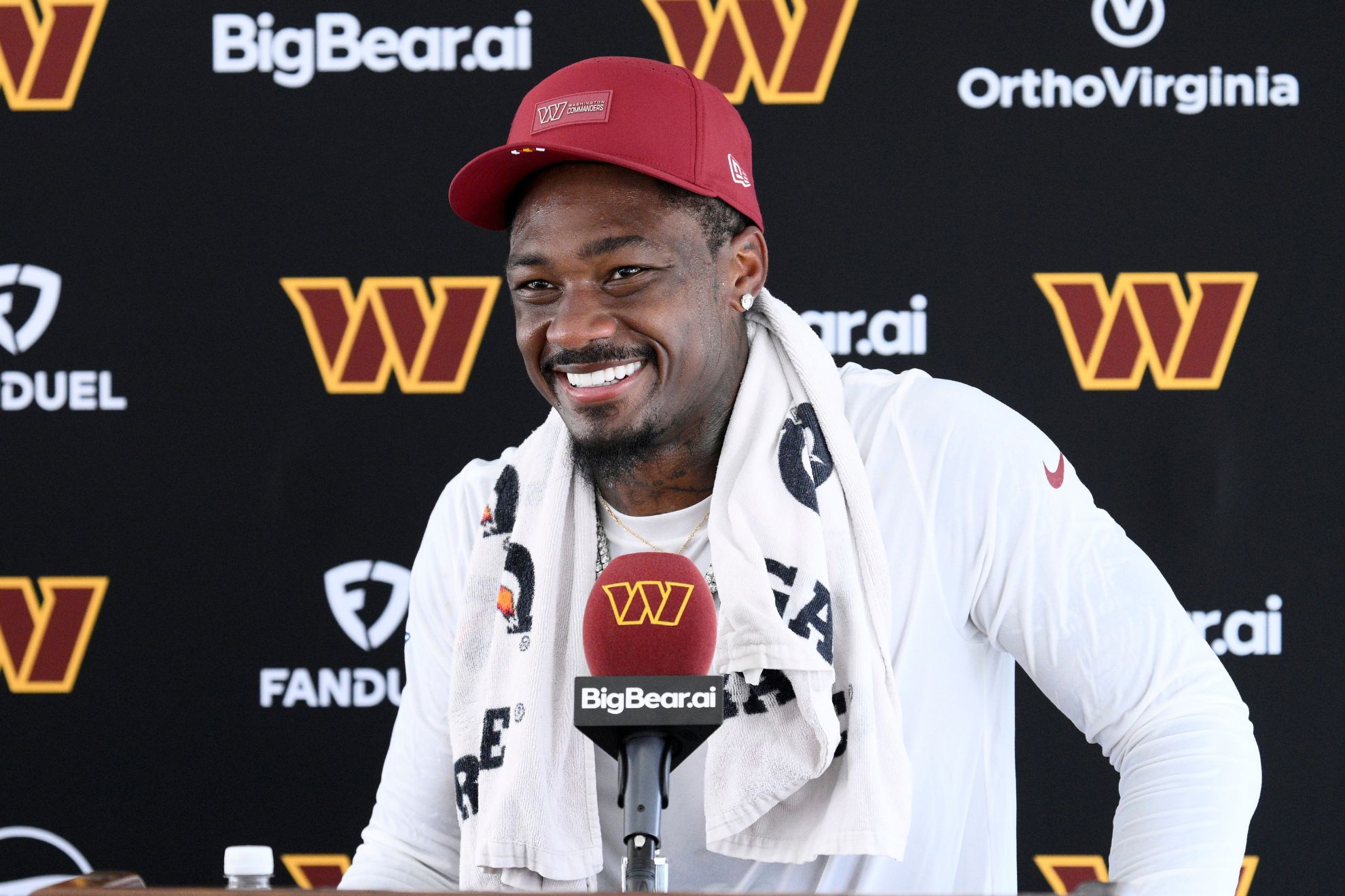 Washington Commanders wide receiver Stefon Diggs