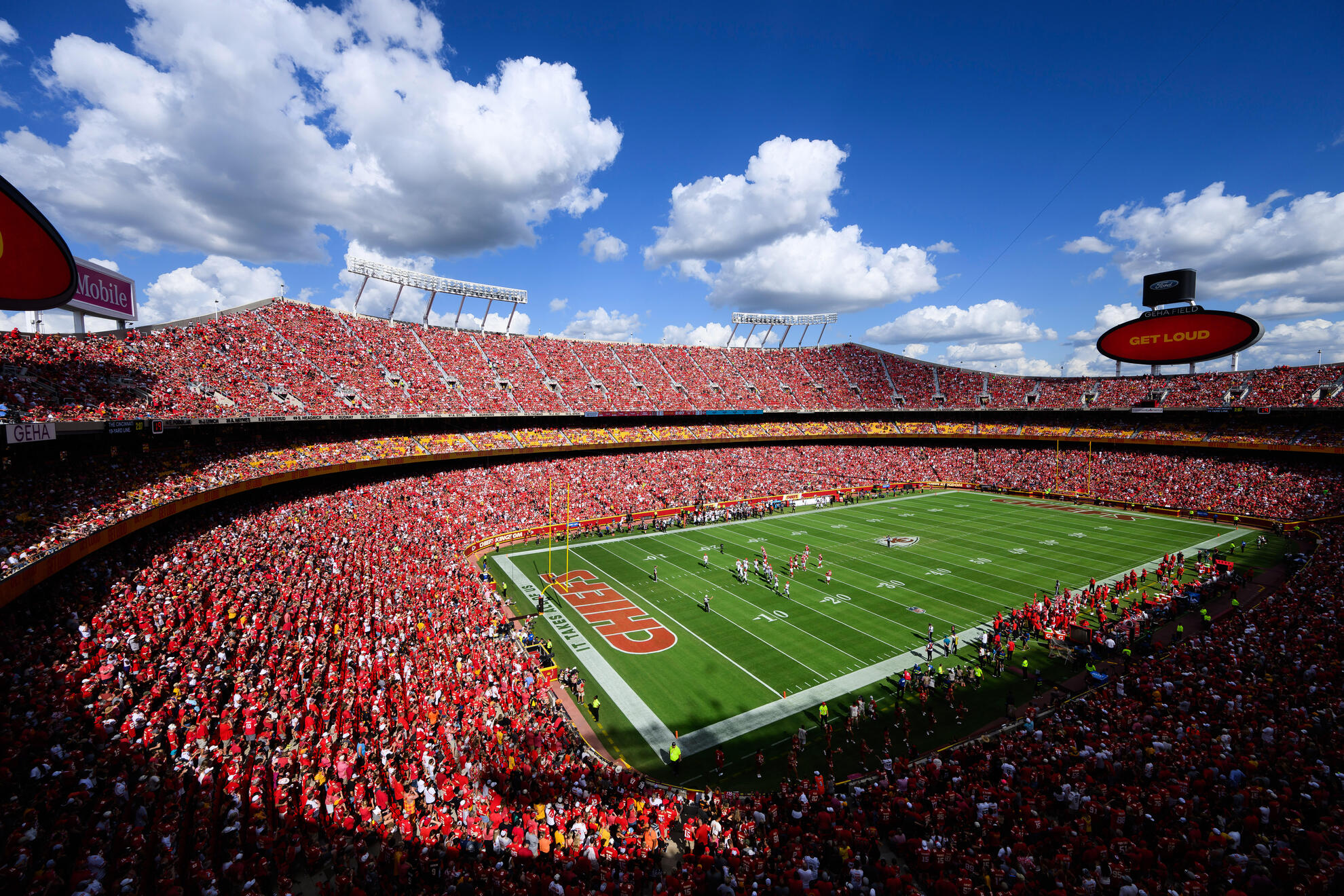 The incident occurred at the Kansas City Chiefs' Arrowhead Stadium