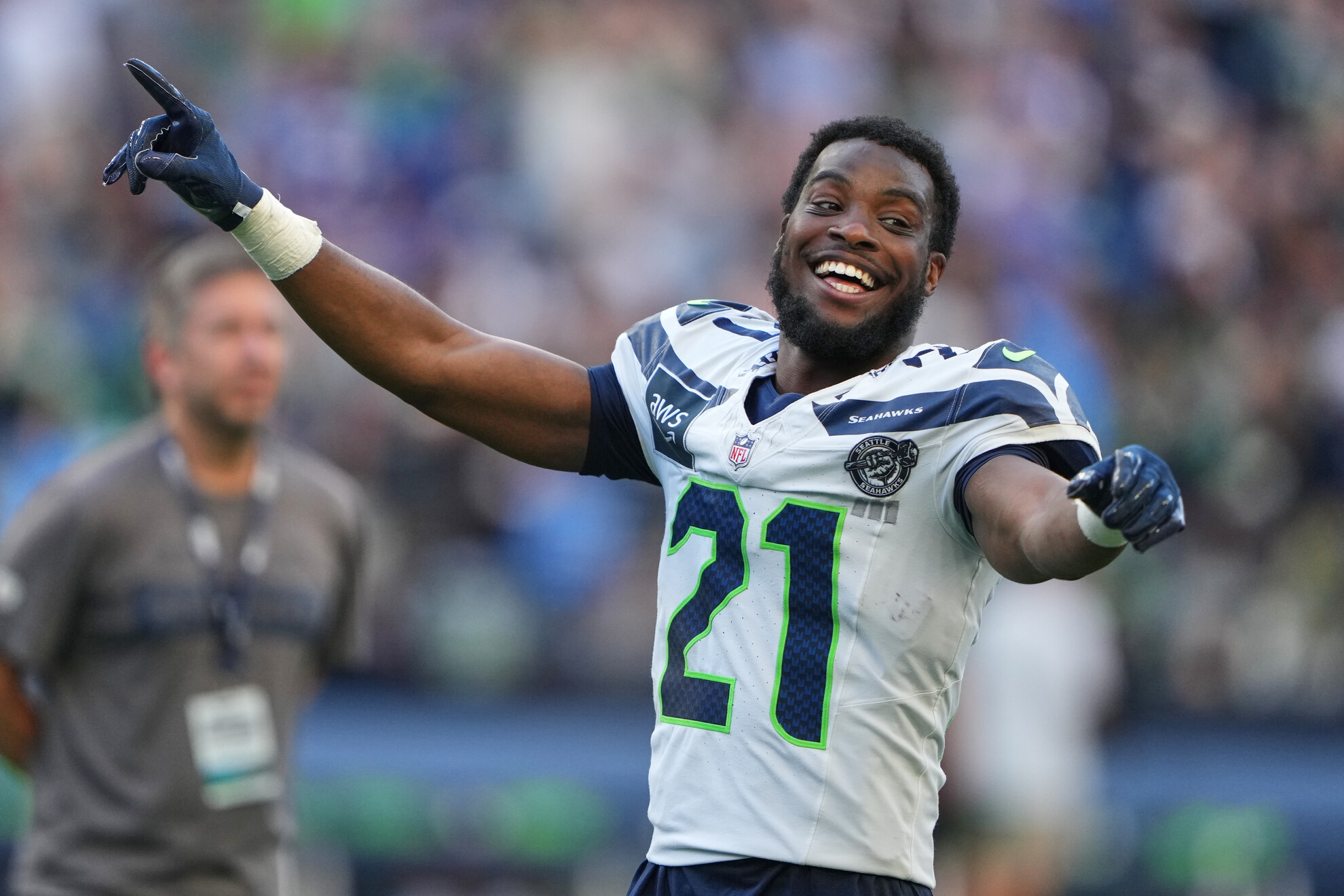Seattle Seahawks cornerback Devon Witherspoon LAPRESSE