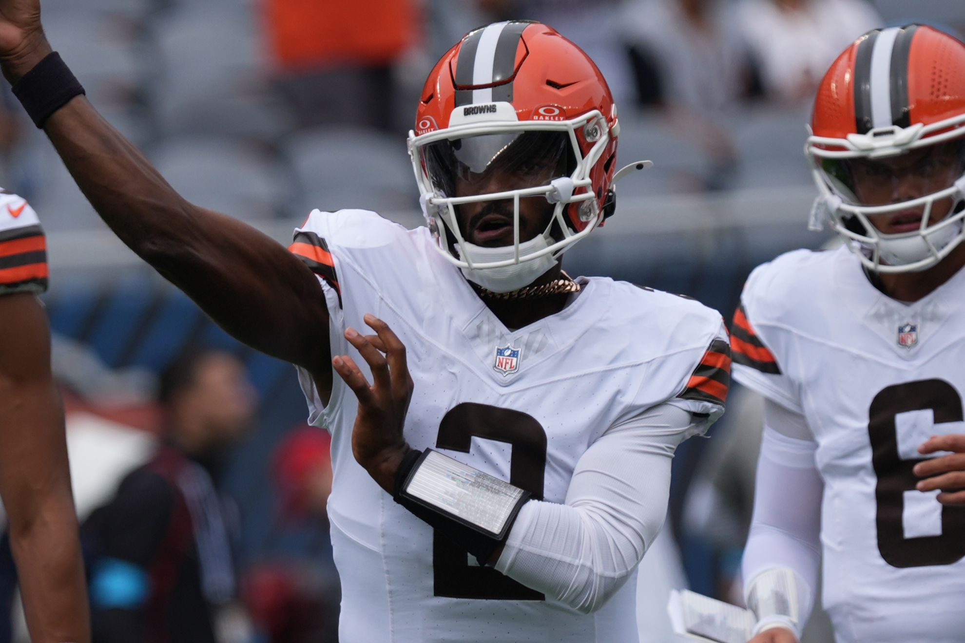 Cleveland Browns quarterback Shedeur Sanders