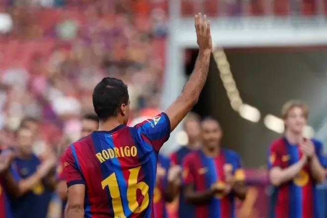 Rodri, during the Gamper Trophy LAPRESSE