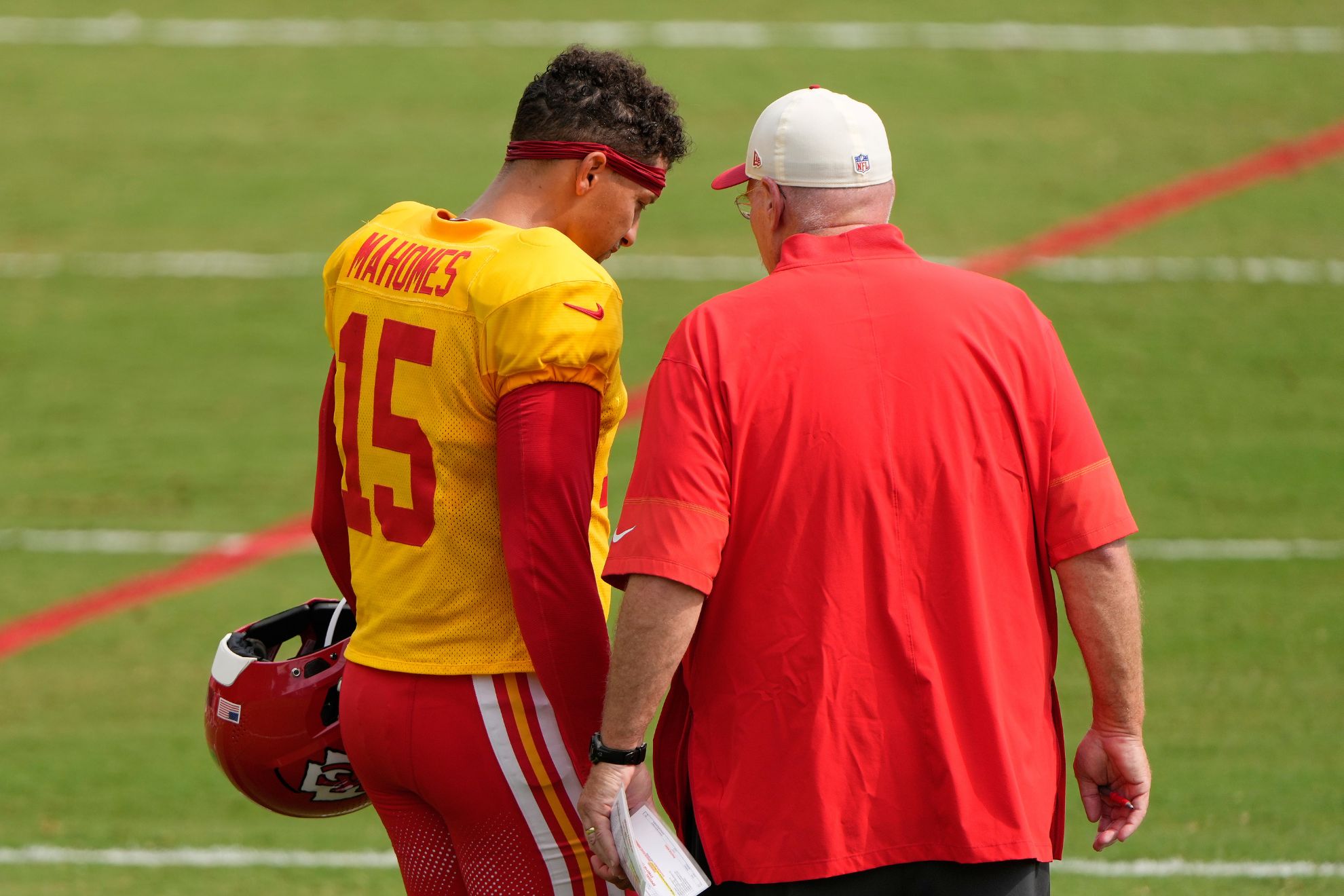 Patrick Mahomes and Andy Reid Lapresse