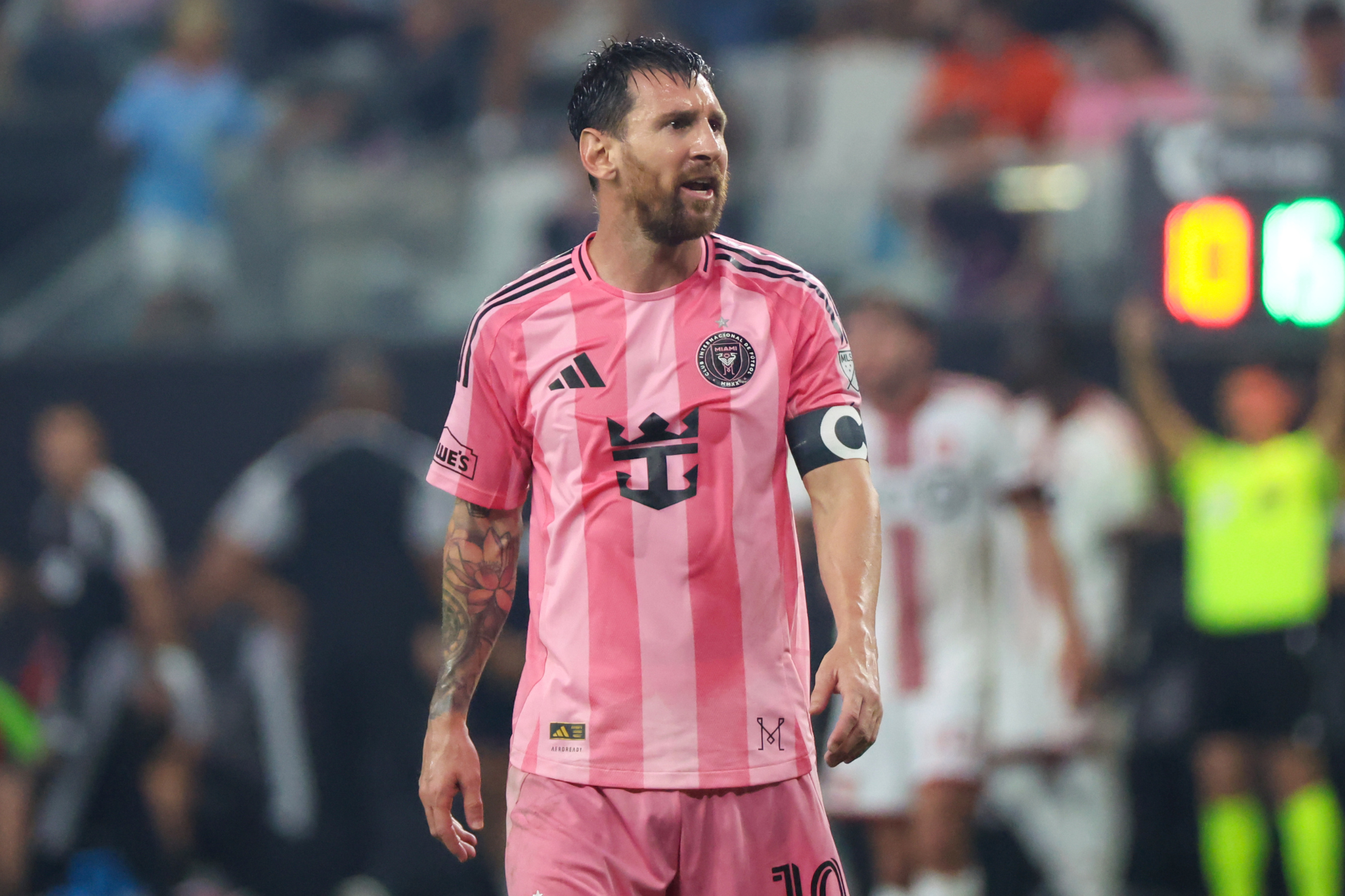 Lionel Messi during the MLS regular season game between Inter Miami and Toronto FC. LAPRESSE