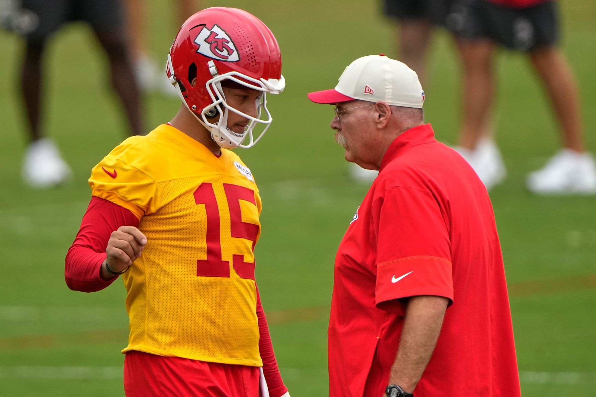 Kansas City Chiefs quarterback Patrick Mahomes (15)