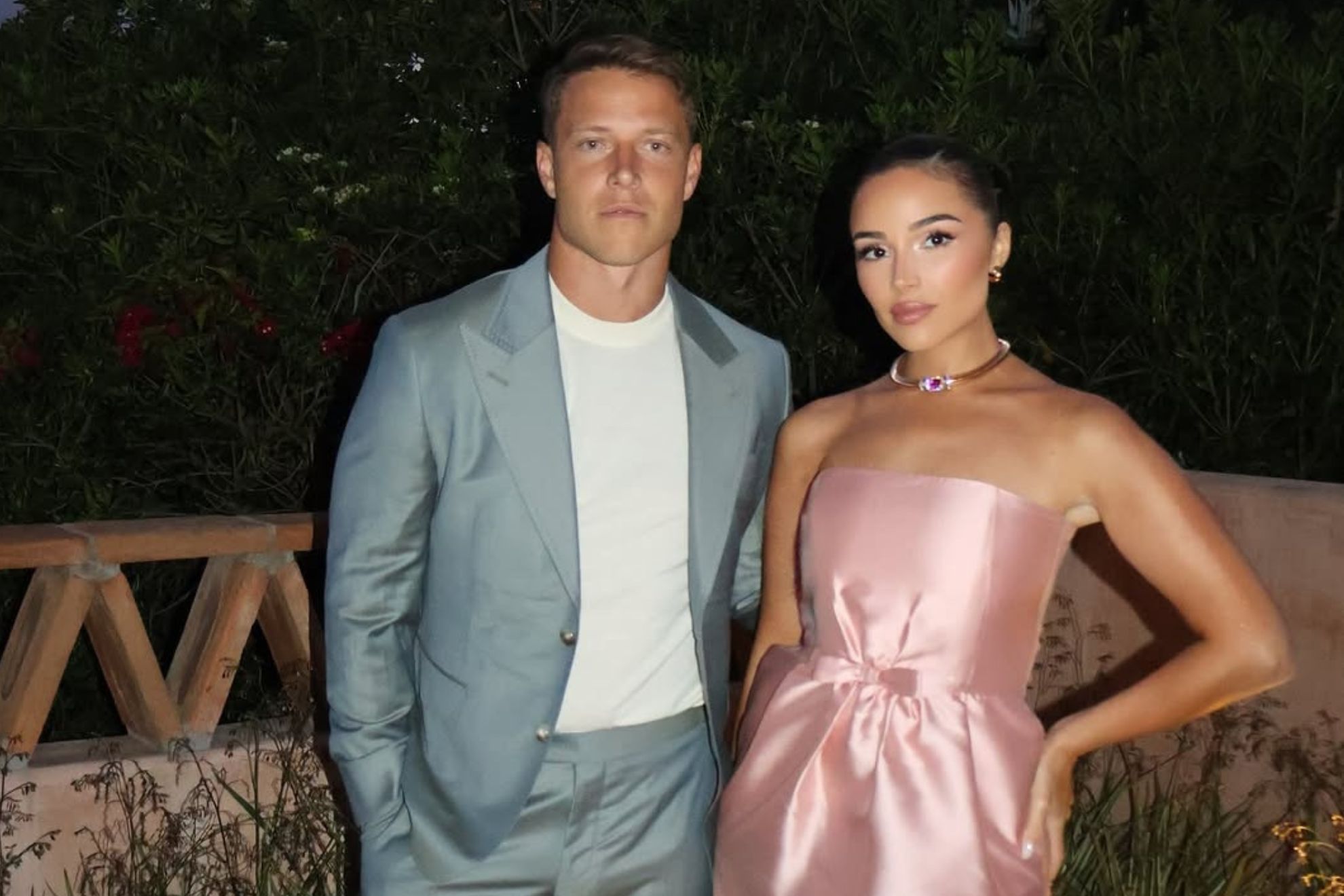 Olivia Culpo and Christian McCaffrey IG
