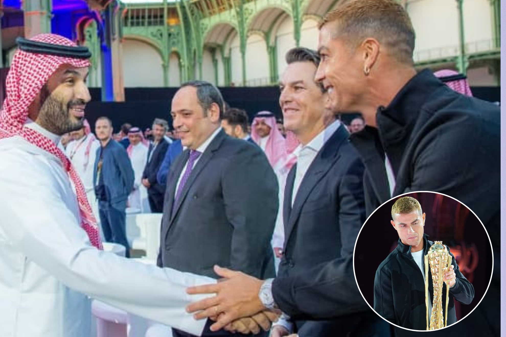 The Portuguese received unexpected motivation on his path to 1,000 goals, but the cameras ended up focusing on another detail. instagram@cristiano