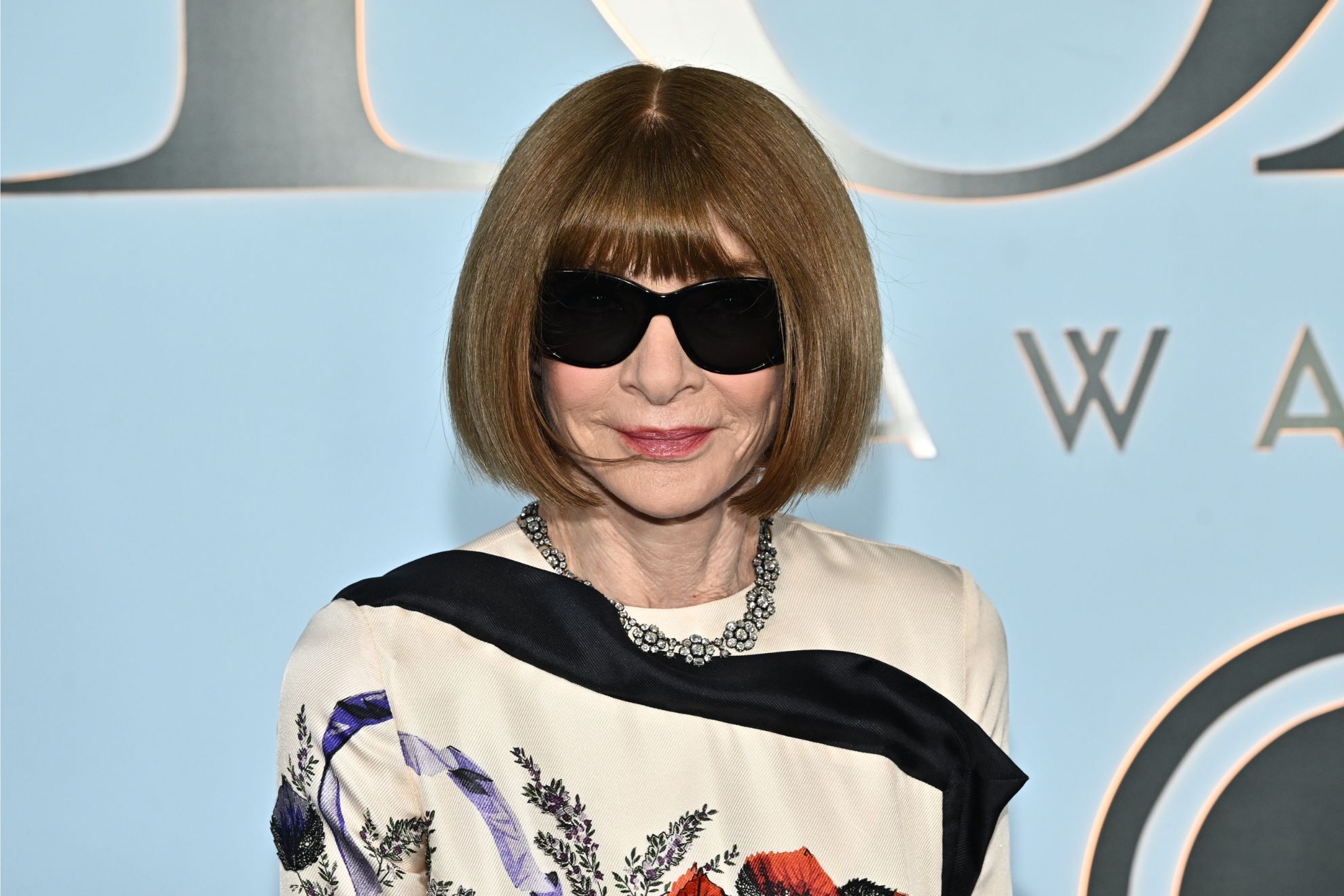 Anna Wintour arrives at the 79th Tony Awards