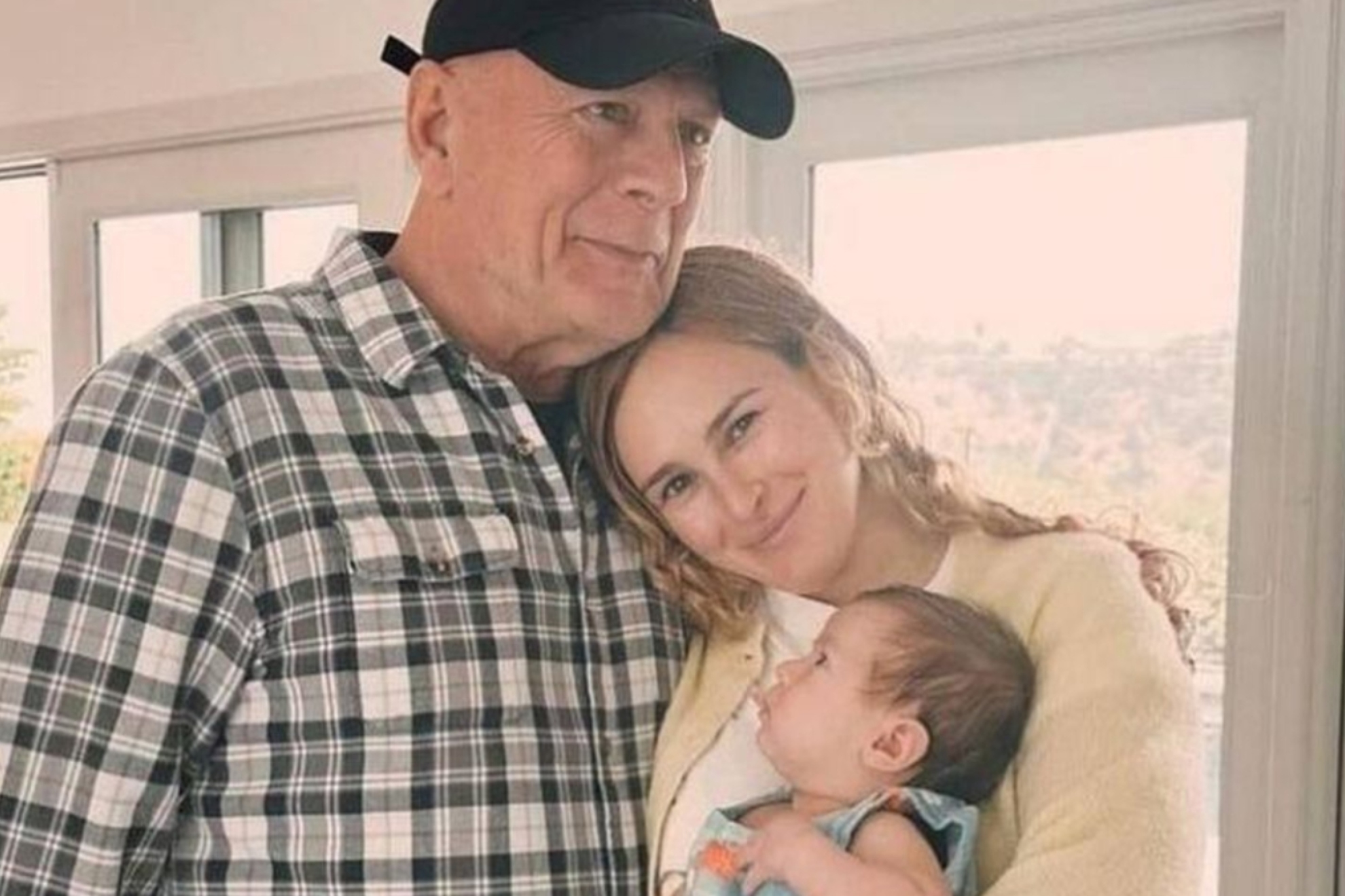 Bruce Willis and his family
