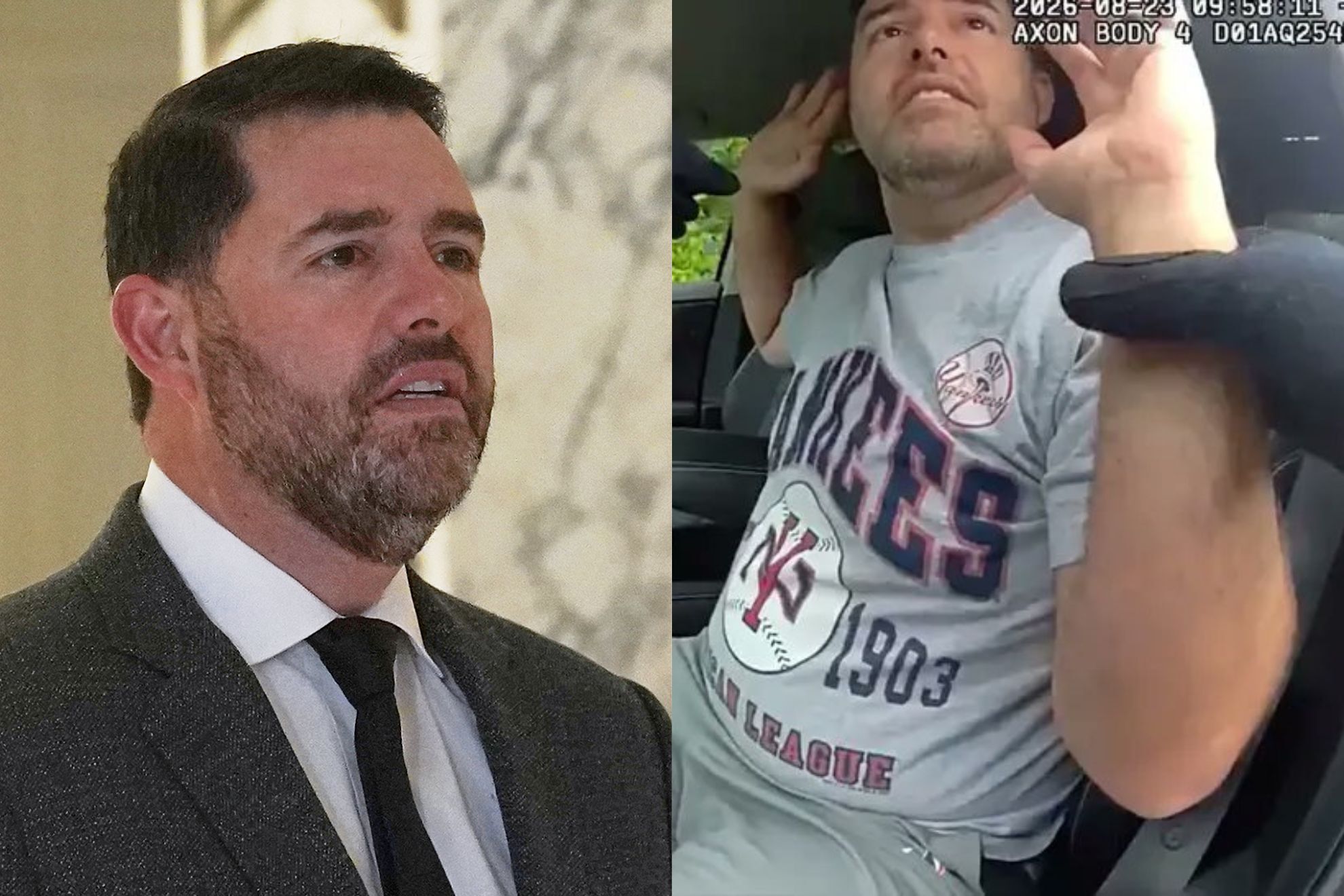 Jed York, principal owner and chief executive officer of the San Francisco 49ers, arrives for NFL owners meetings / Jed York arrested