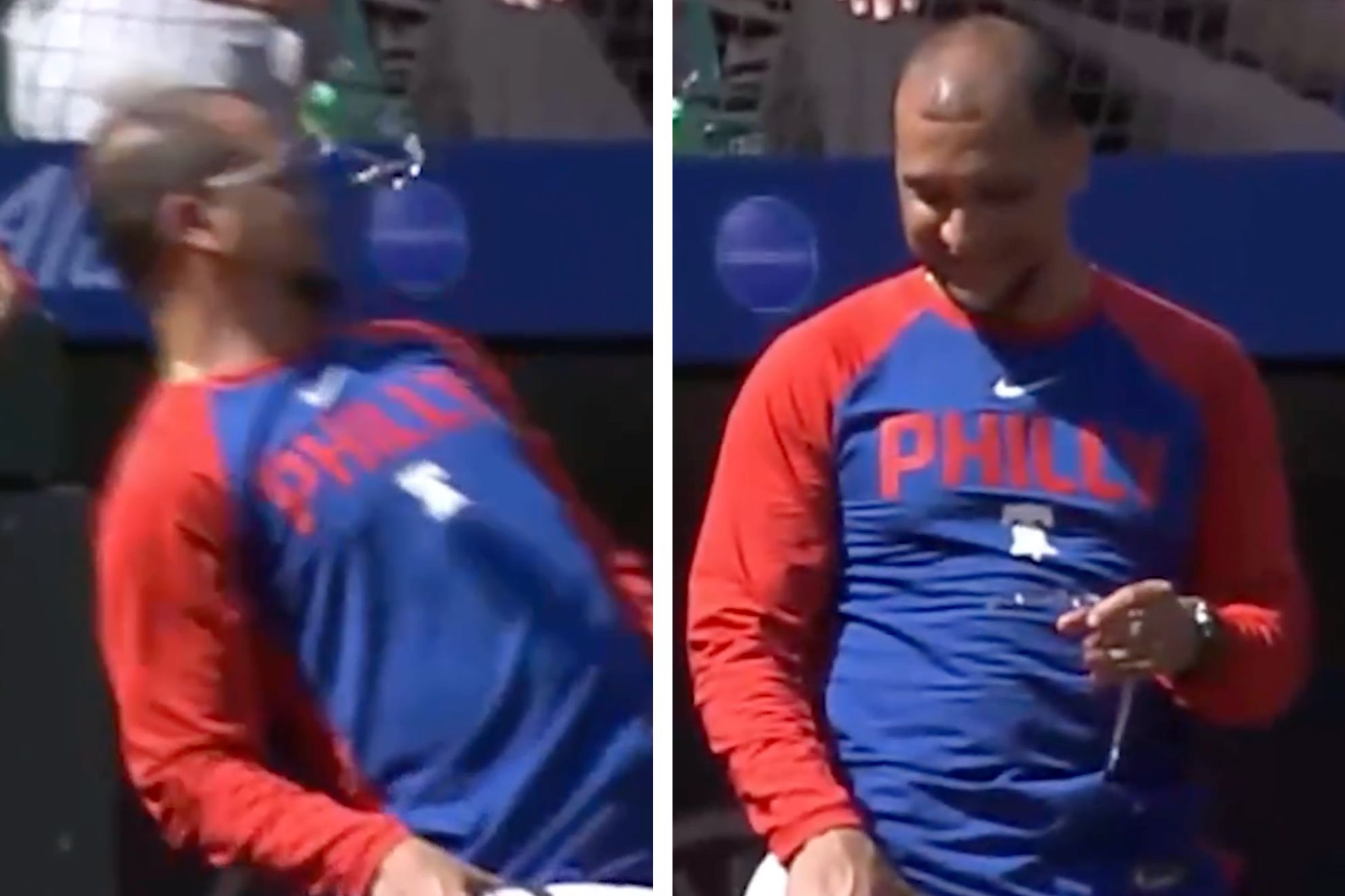 Scary moment for the Philadelphia Phillies