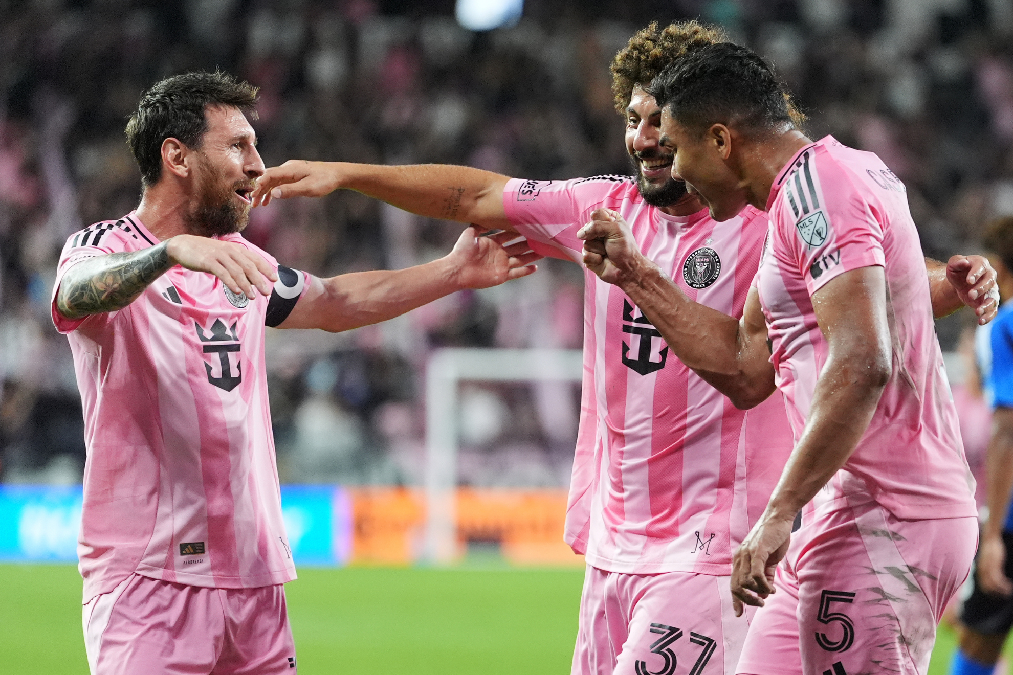 Lionel Messi nets FOUR goals, Casemiro his first club goal and Inter Miami bounce back in major way | MARCA