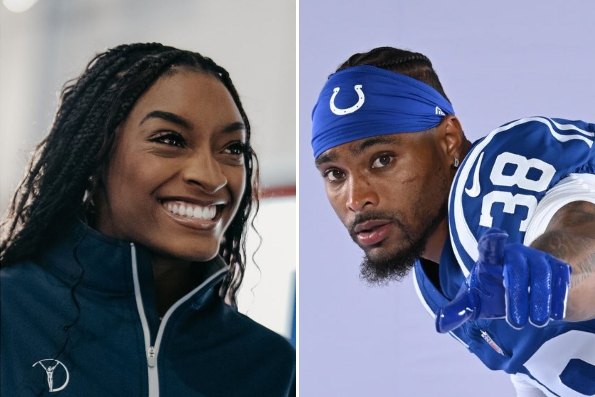 Simone Biles embarrasses Jonathan Owens by putting him in an awkward spot before the Colts game