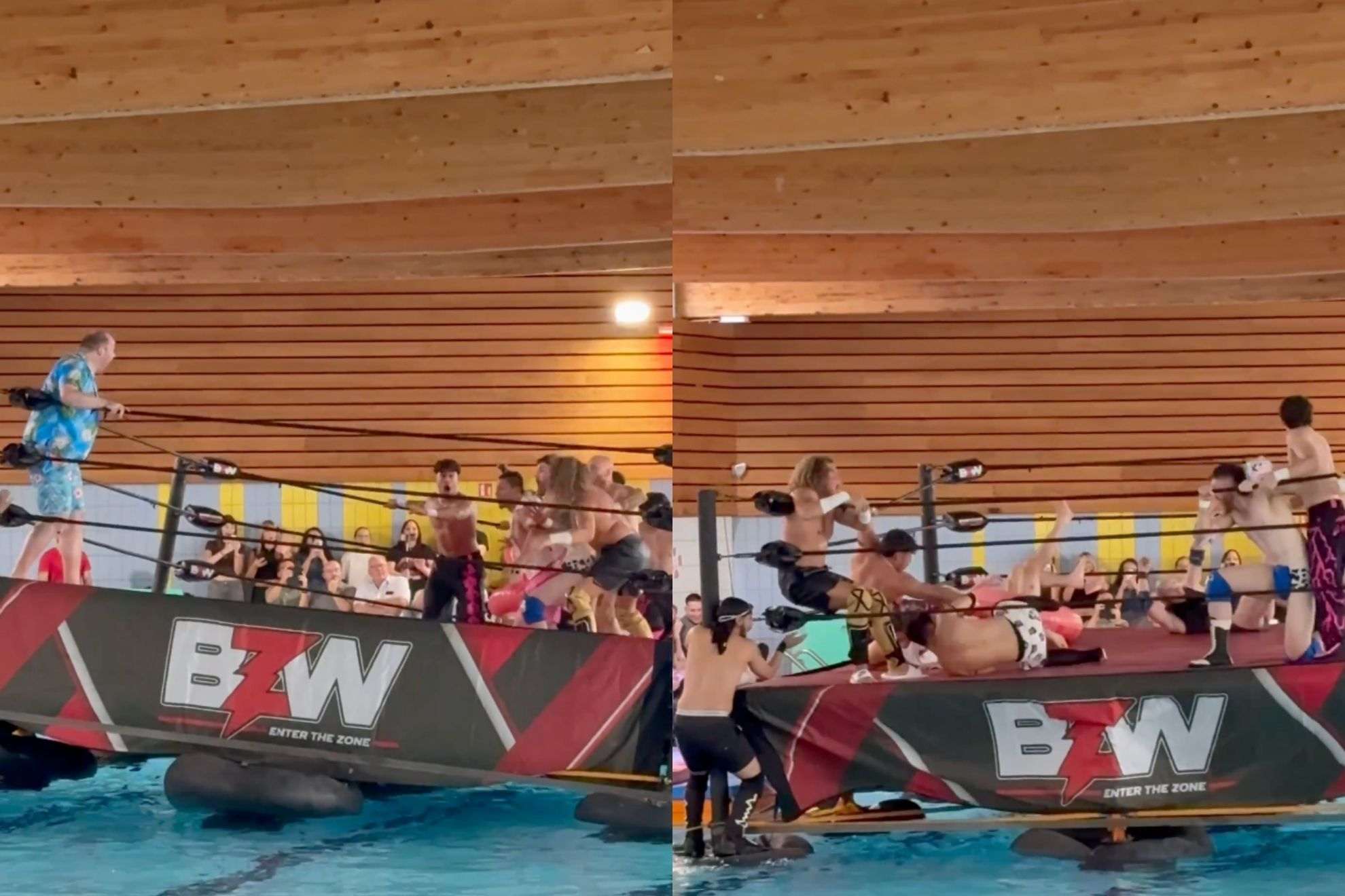 WaterMania may be the most surreal wrestling event fans have ever seen X