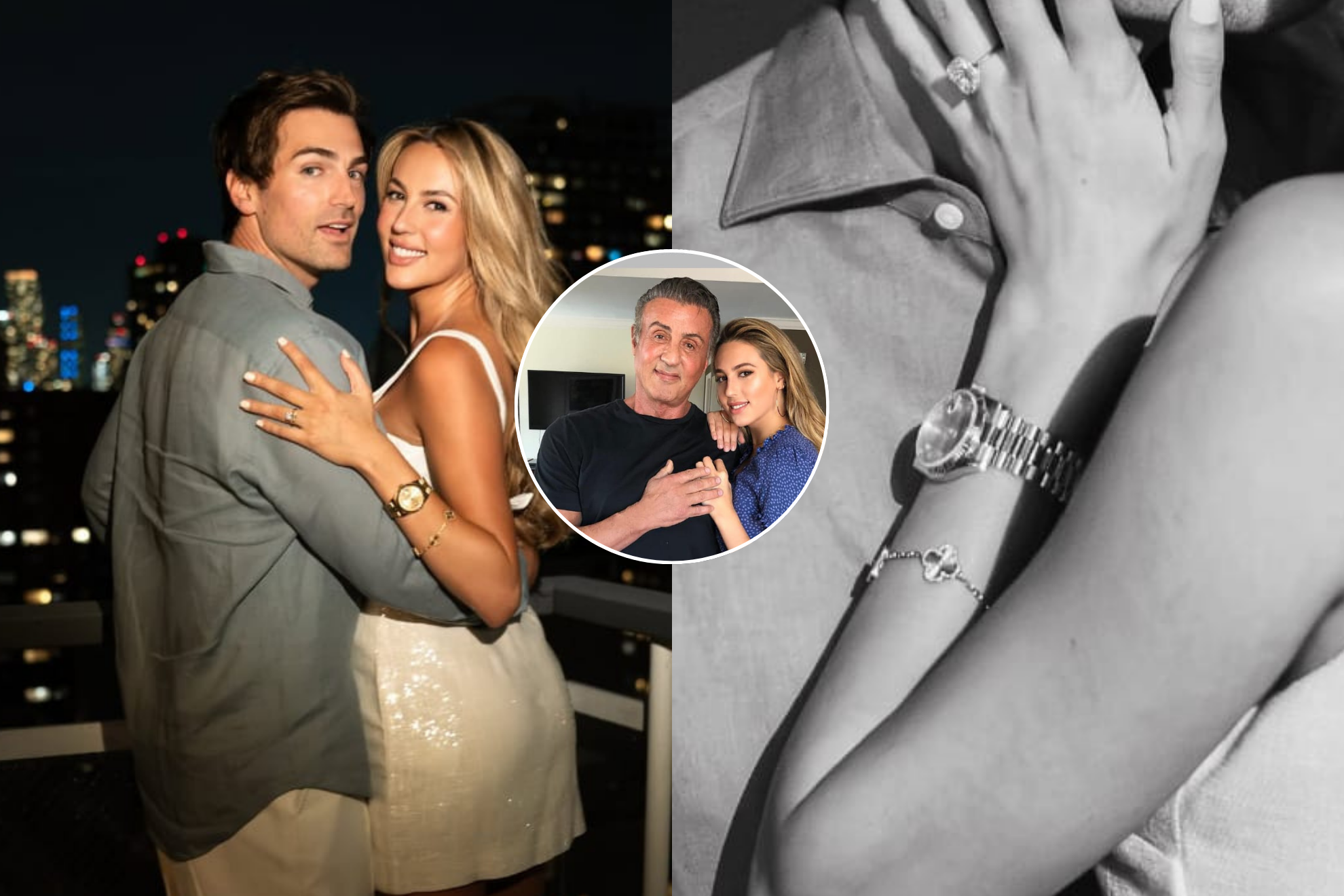 Sophia Stallone has just taken the most important step in her relationship by receiving a spectacular marriage proposal. instagram@sophiastallone