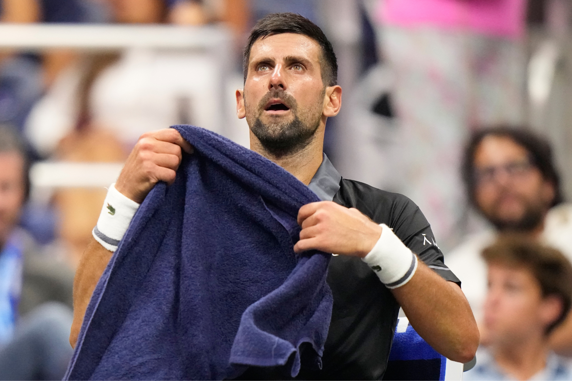 Novak Djokovic during the 2026 U.S. Open. LAPRESSE