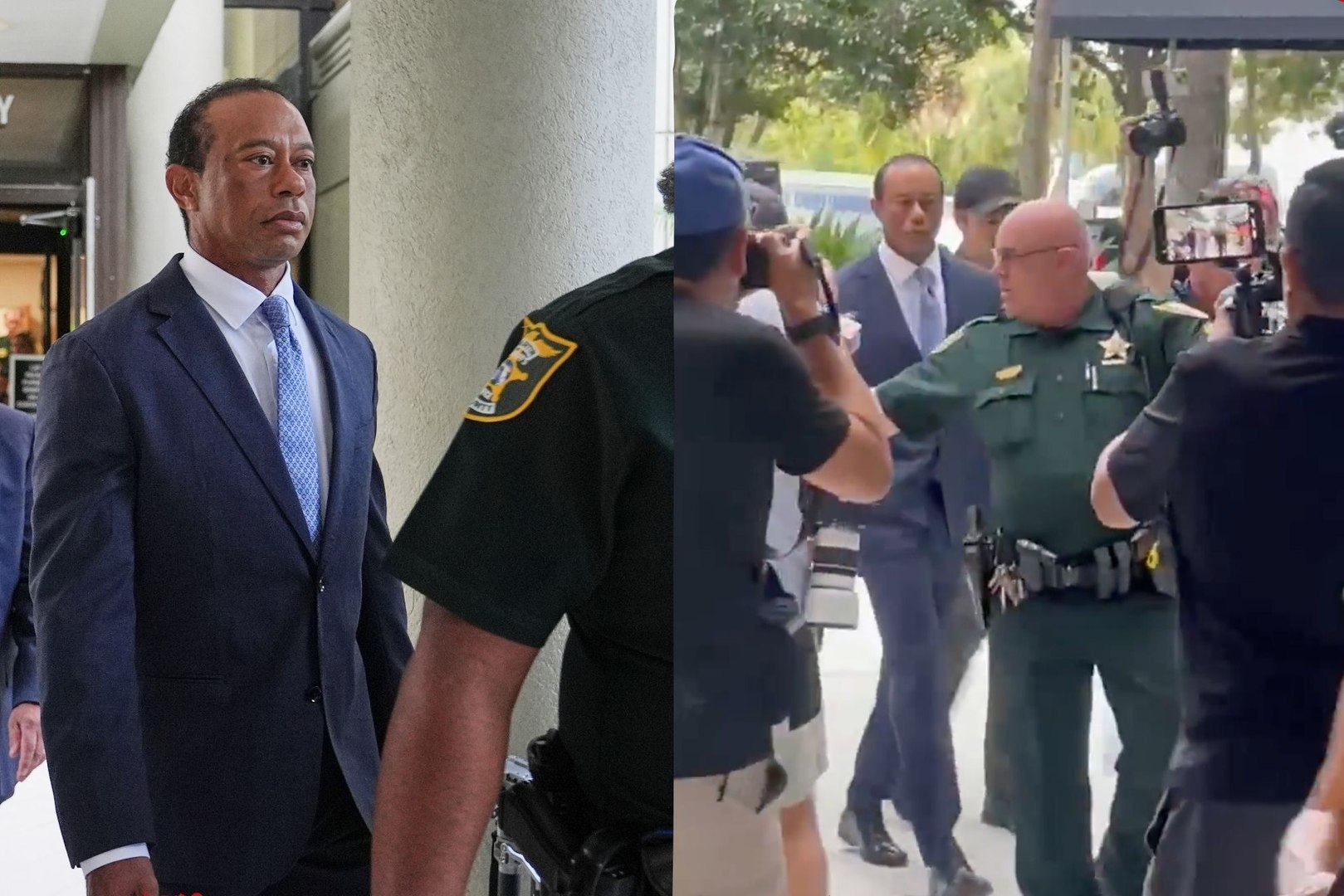 Tiger Woods arrives in court Lapresse
