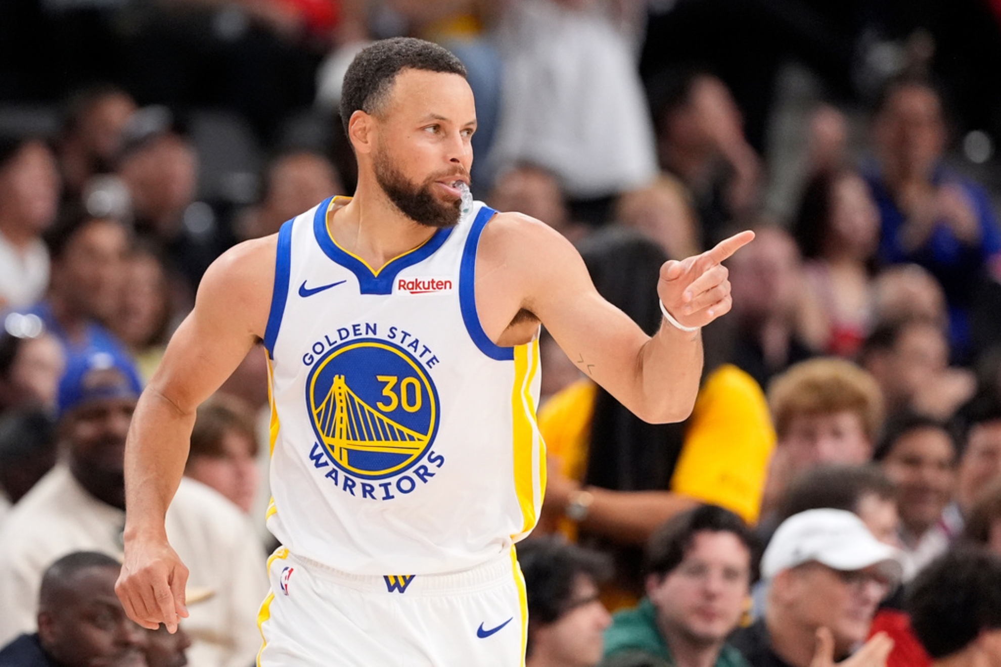 Steph Curry of the Golden State Warriors LAPRESSE