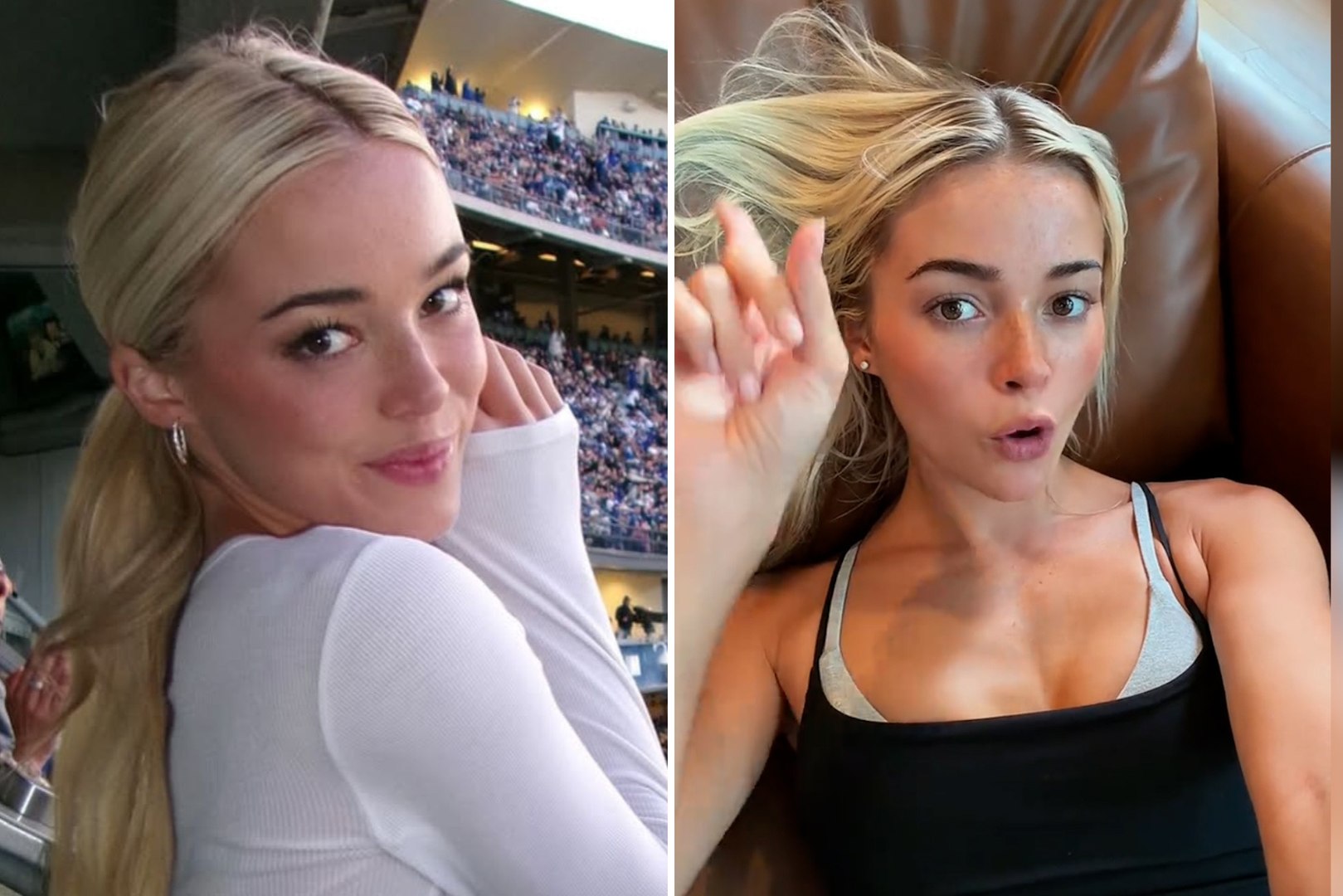 Olivia Dunne has faced backlash from MLB fans after posting a video joking about supporting Paul Skenes from the comfort of her couch instead of attending his games. Some fans criticized her for skipping stadium visits while still joining her boyfriend for events and private-jet trips, while others saw the video as harmless comedy and another reason people look for ways to criticize her. Dunne responded to the backlash with more humor, joking that the video could get her banned from attending games and showing that she is not too concerned about the criticism.