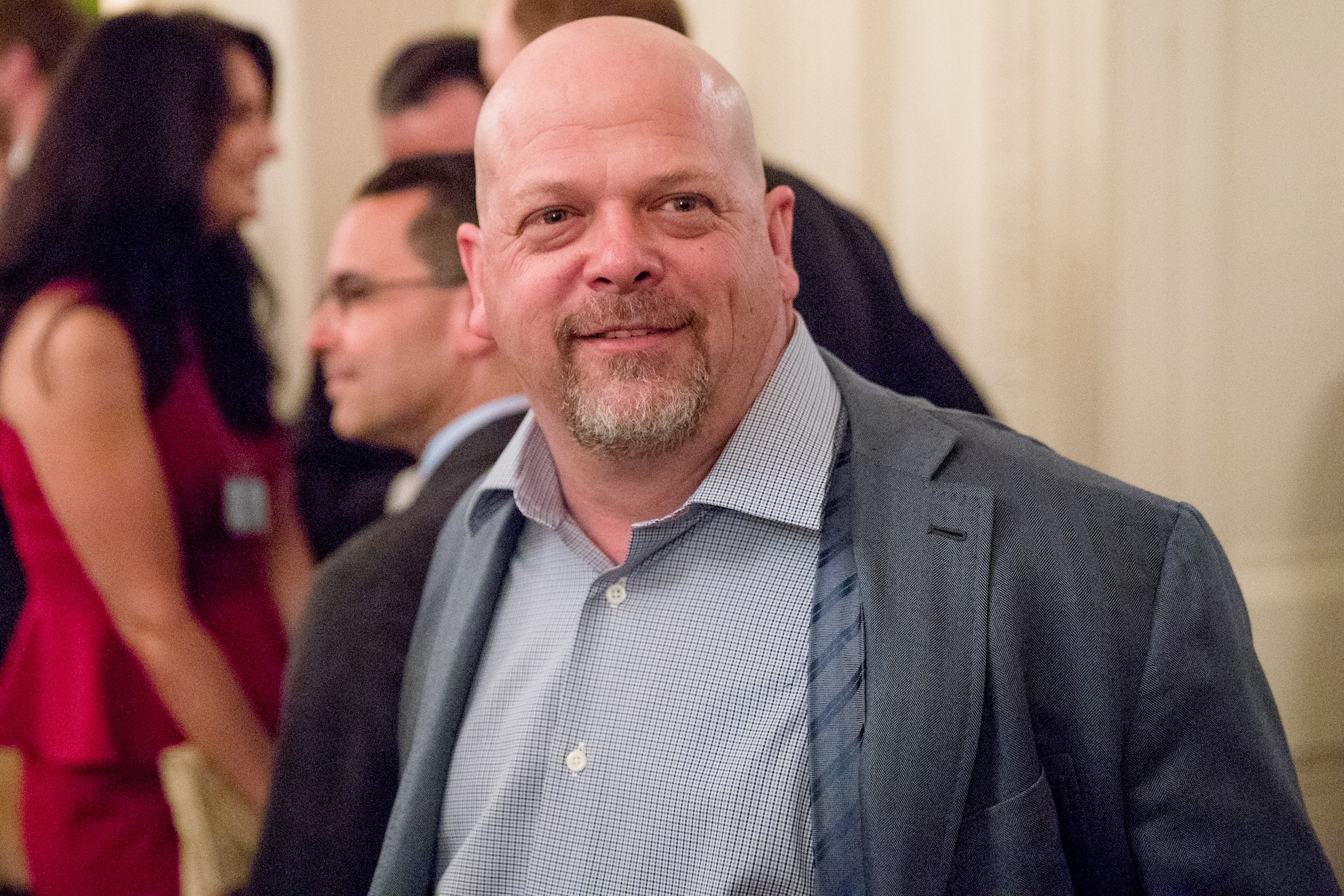 Rick Harrison from TV show Pawn Stars at the White House in 2017 LaPresse