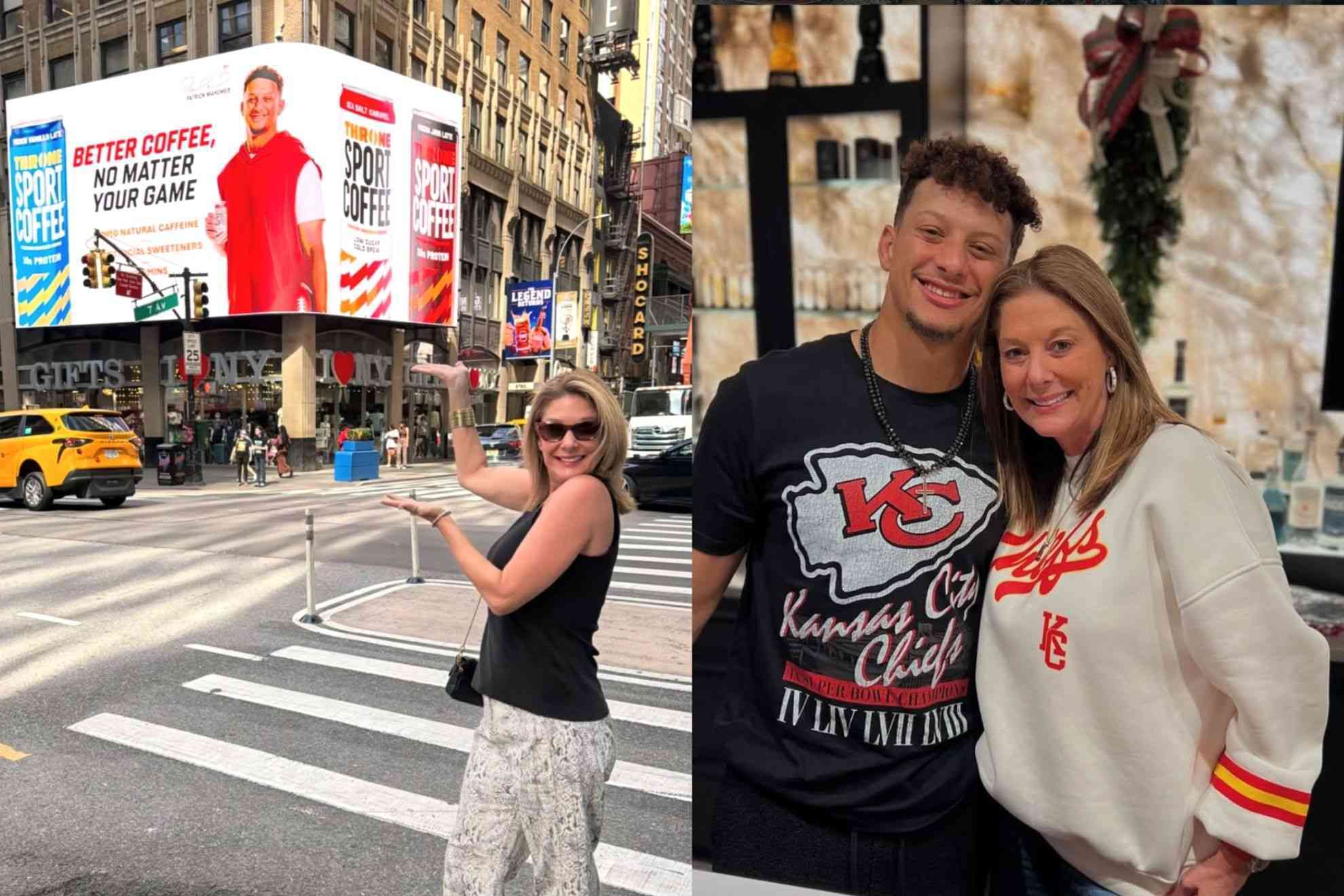 Randi Mahomes’ emotional tribute to Patrick Mahomes in Times Square Instagram