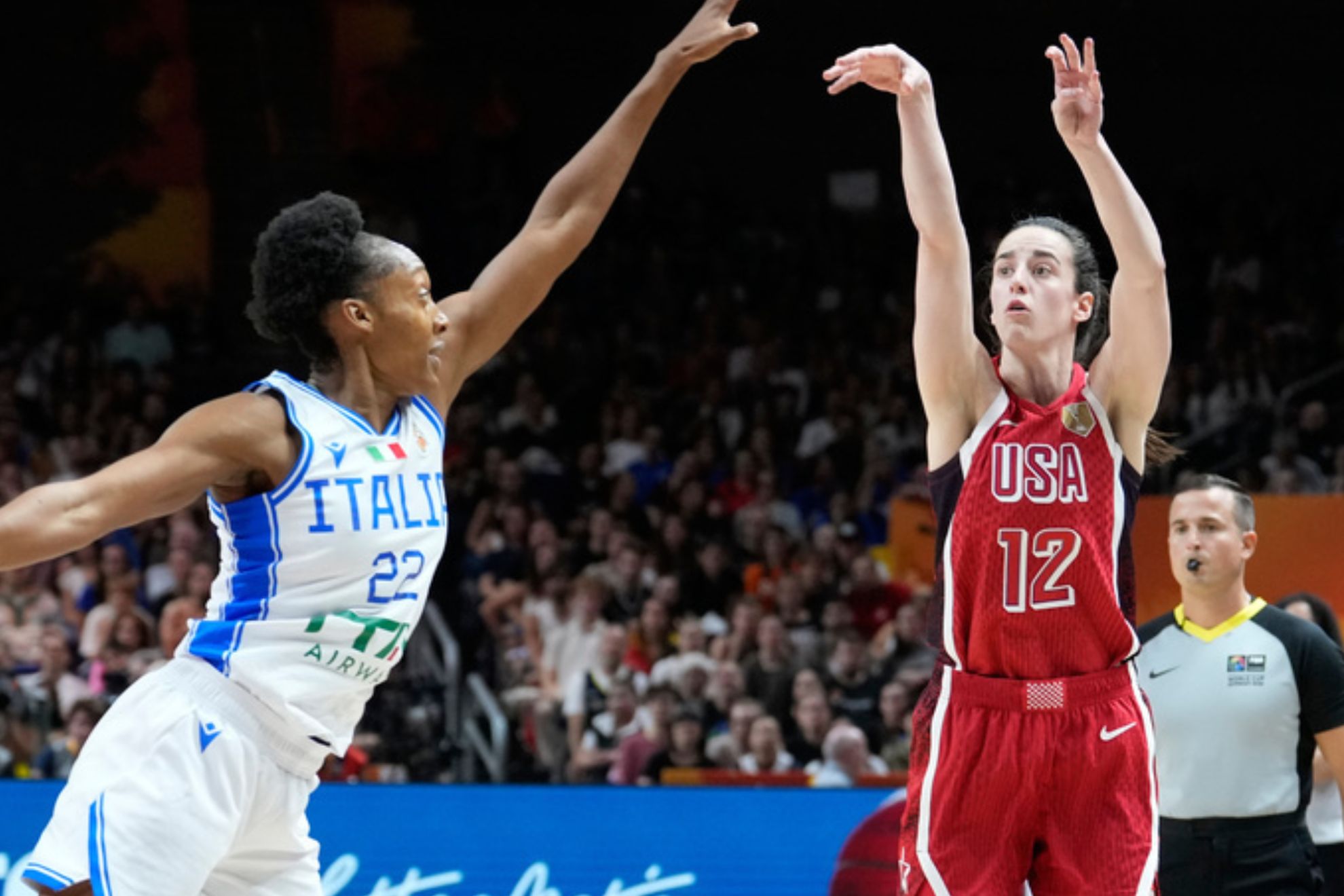 United States' Caitlin Clark