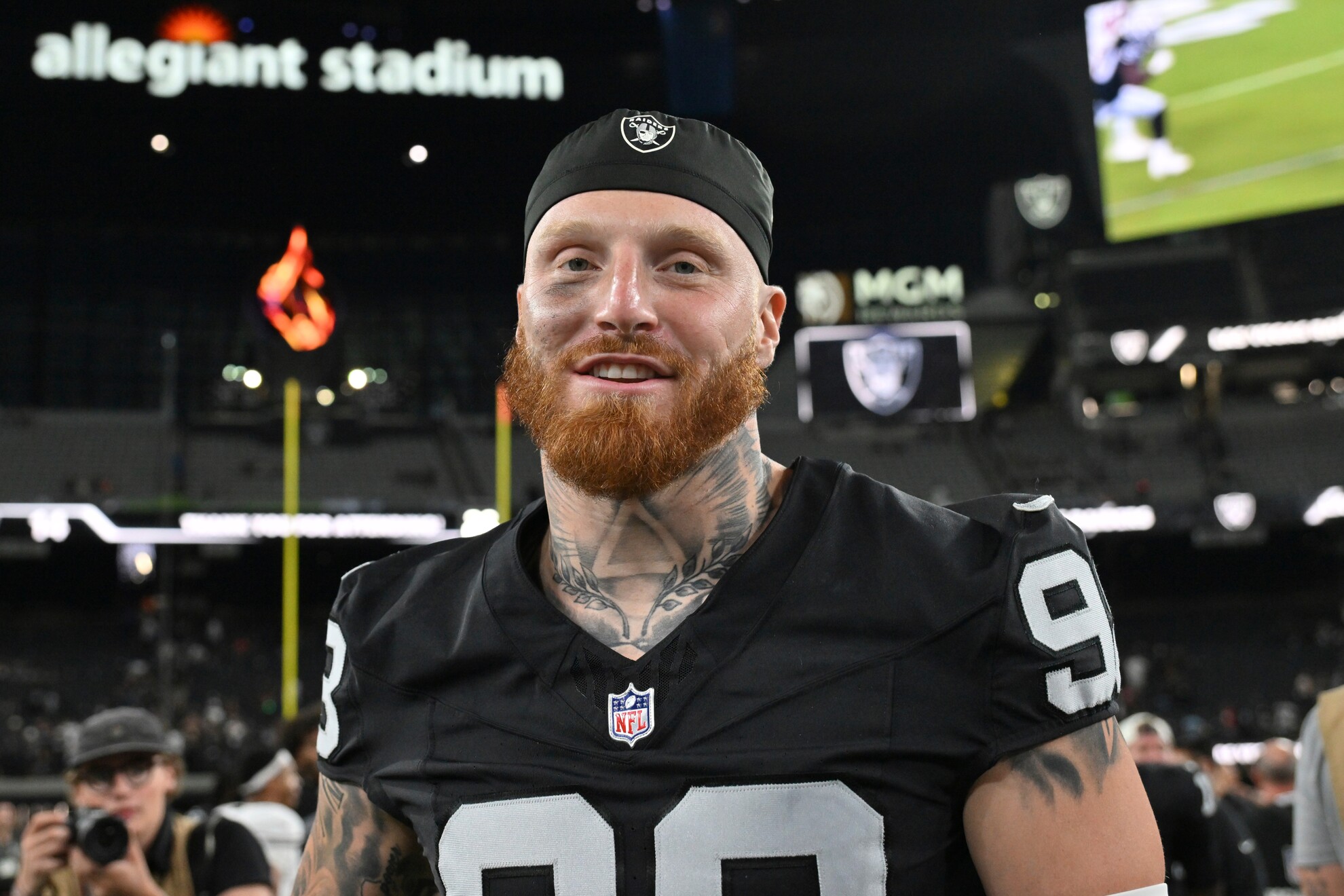 Las Vegas Raiders defensive end Maxx Crosby