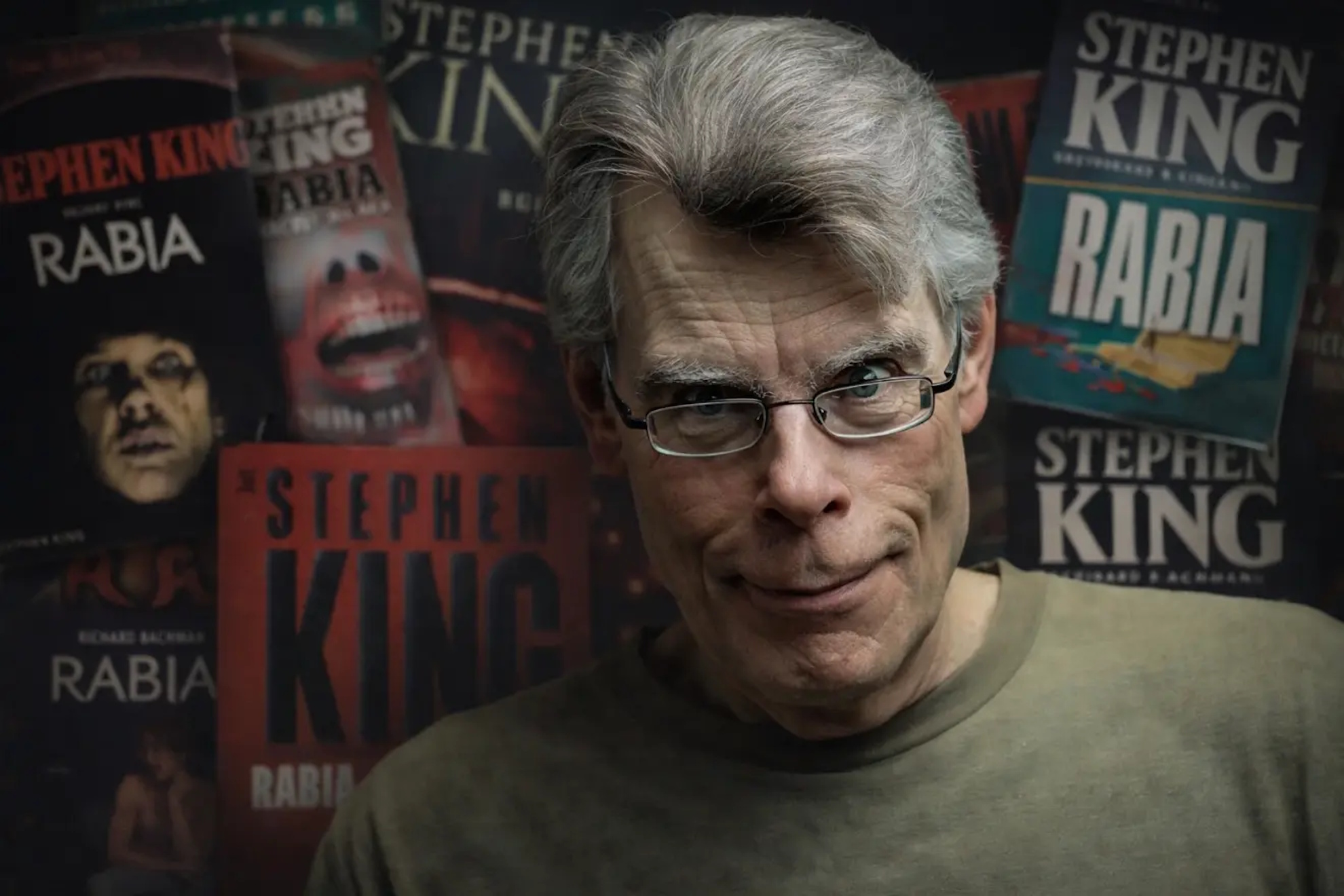 Stephen King and His Cursed Work. Image created by AI