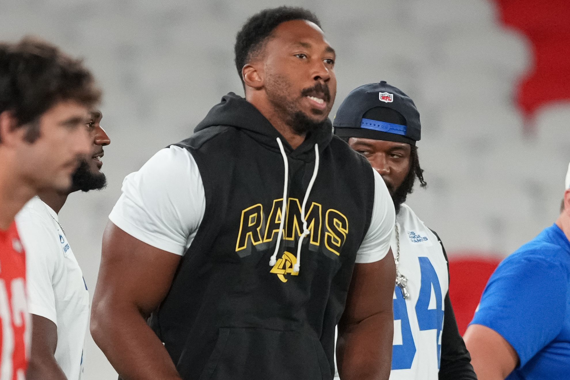 Los Angeles Rams outside linebacker Myles Garrett LaPresse