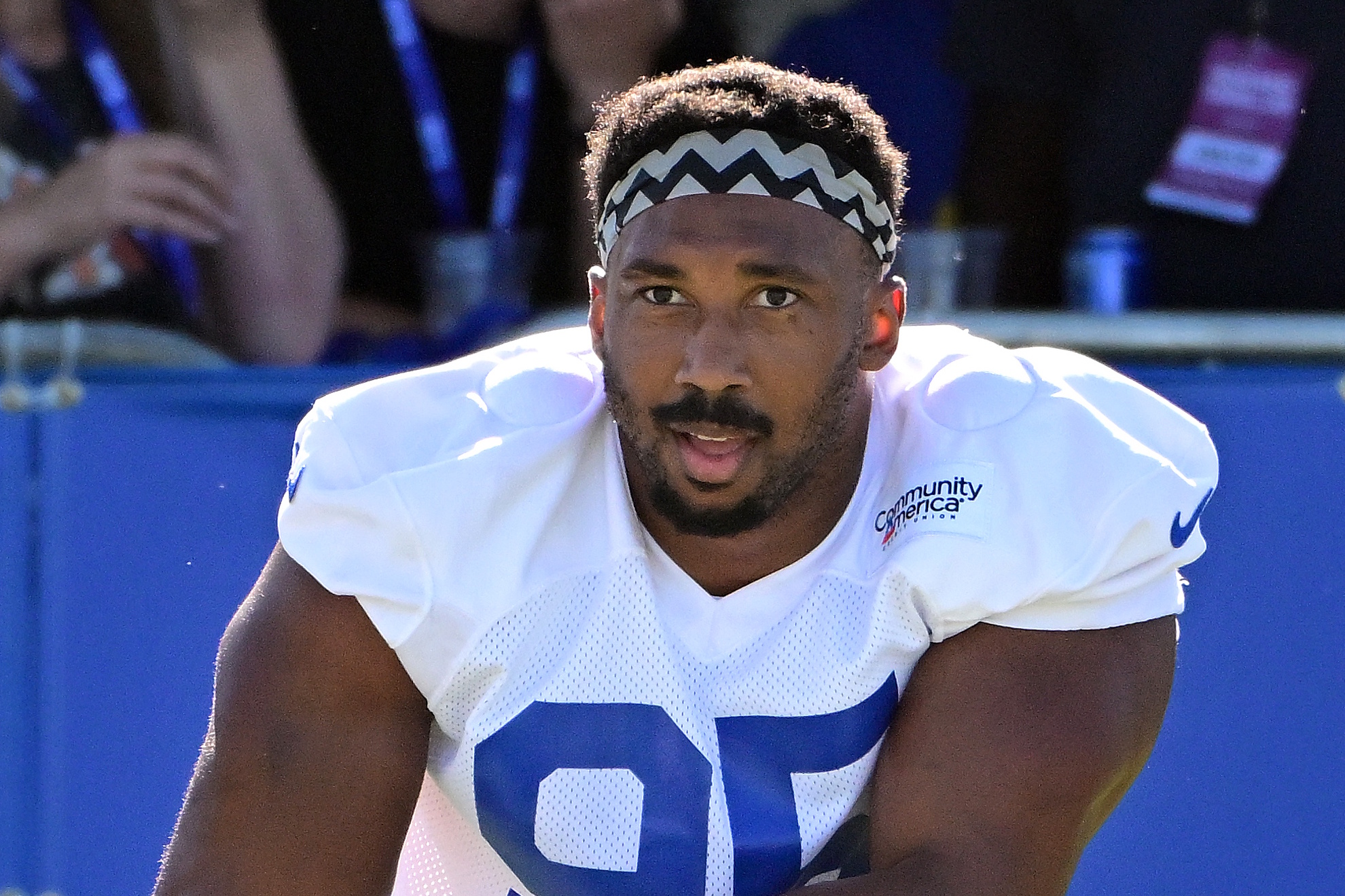 Los Angeles Rams linebacker Myles Garrett LaPresse