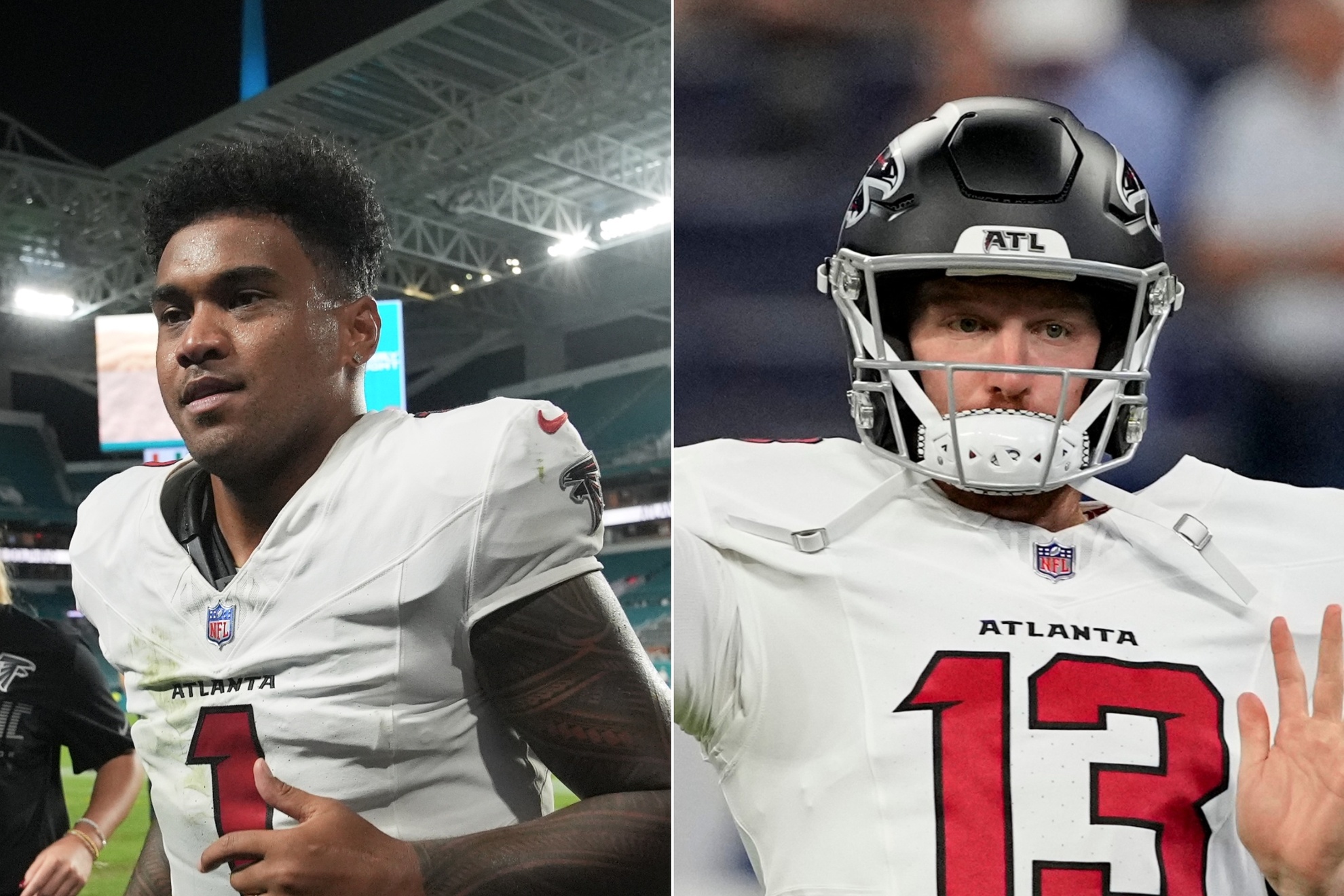 Tua Tagovailoa and Cooper Rush LAPRESSE