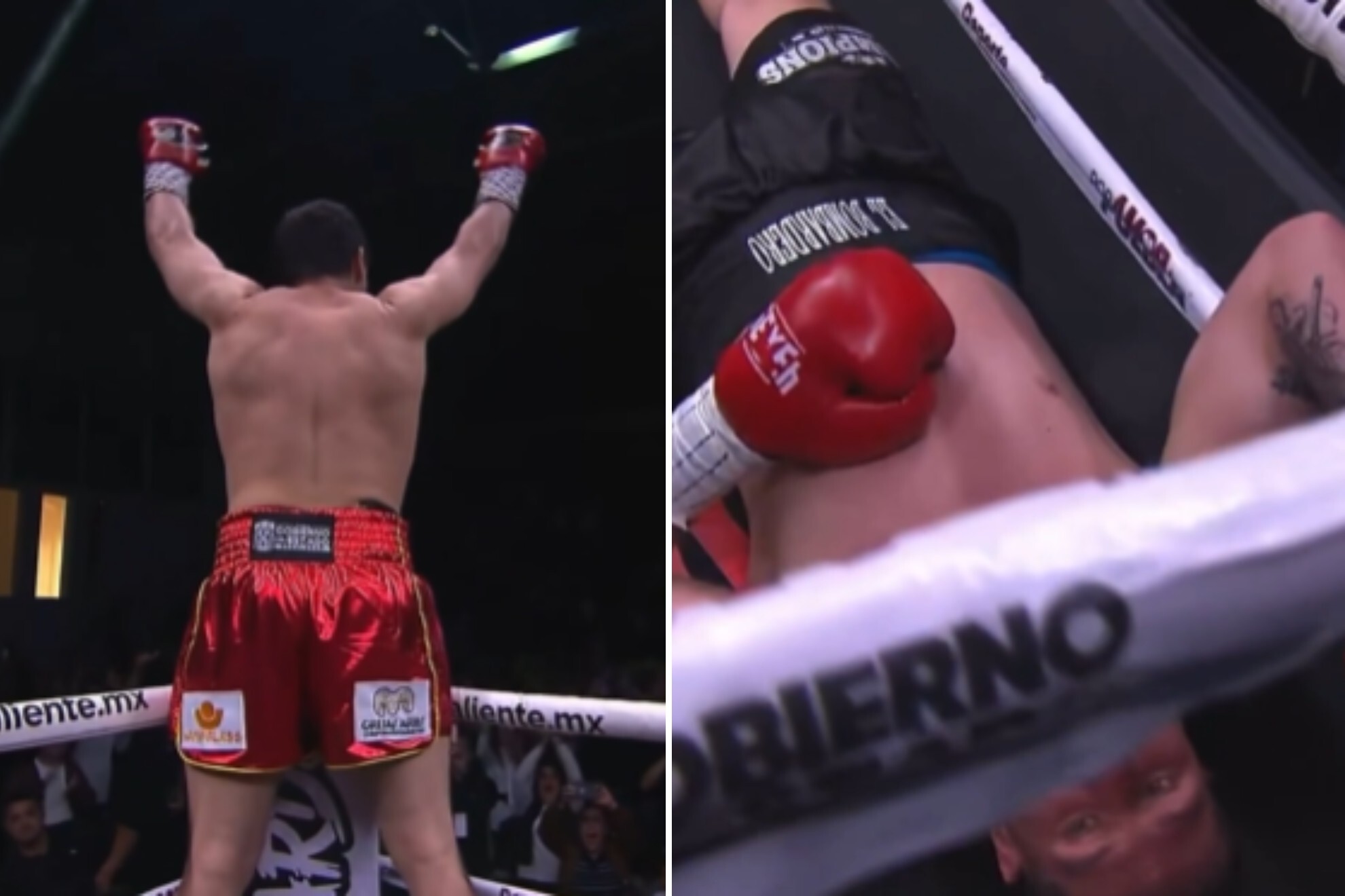 Julio César Chávez Jr. wins by knockout against Colombian Jeison Troncoso