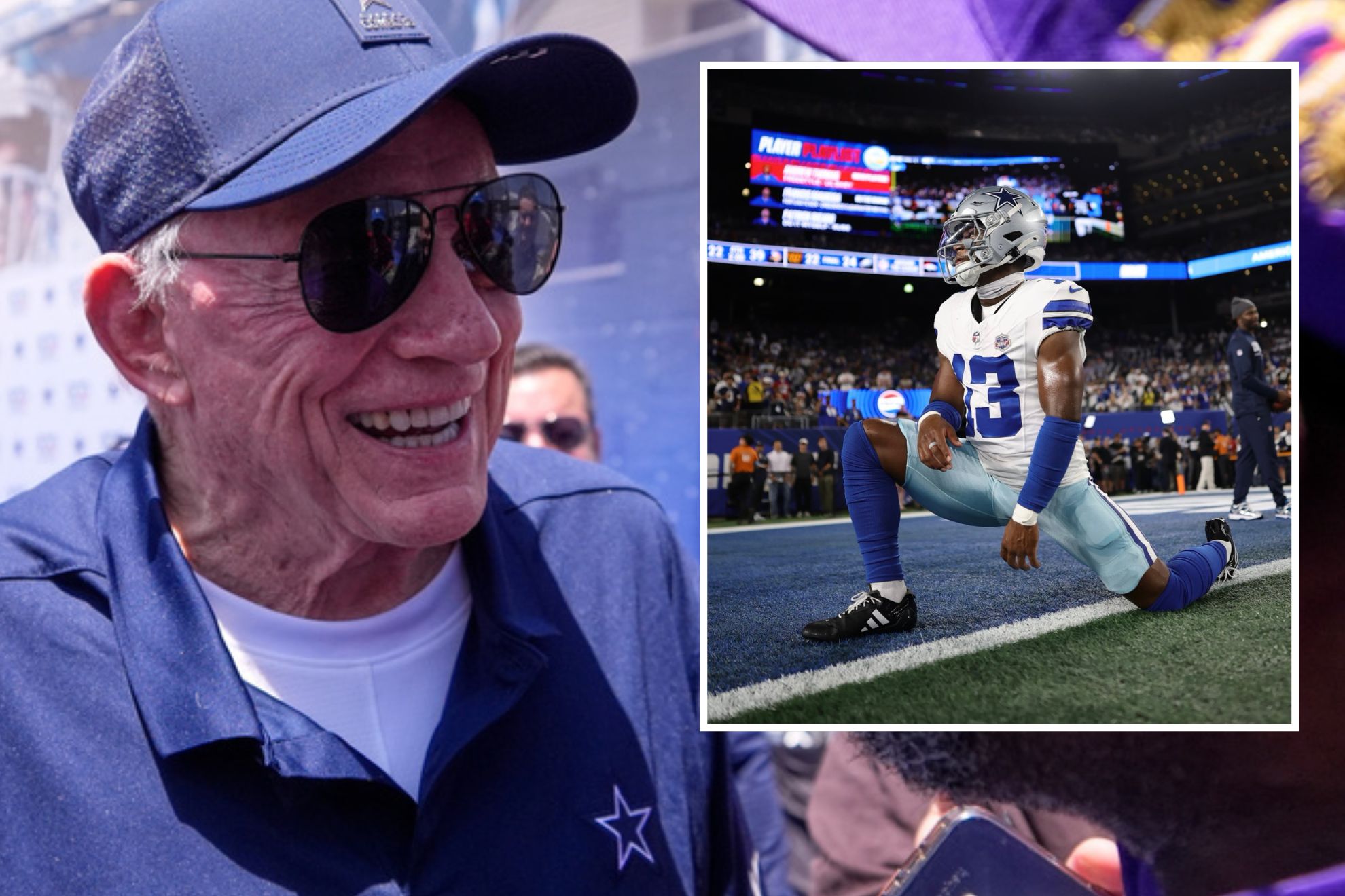 Jerry Jones & Caleb Downs