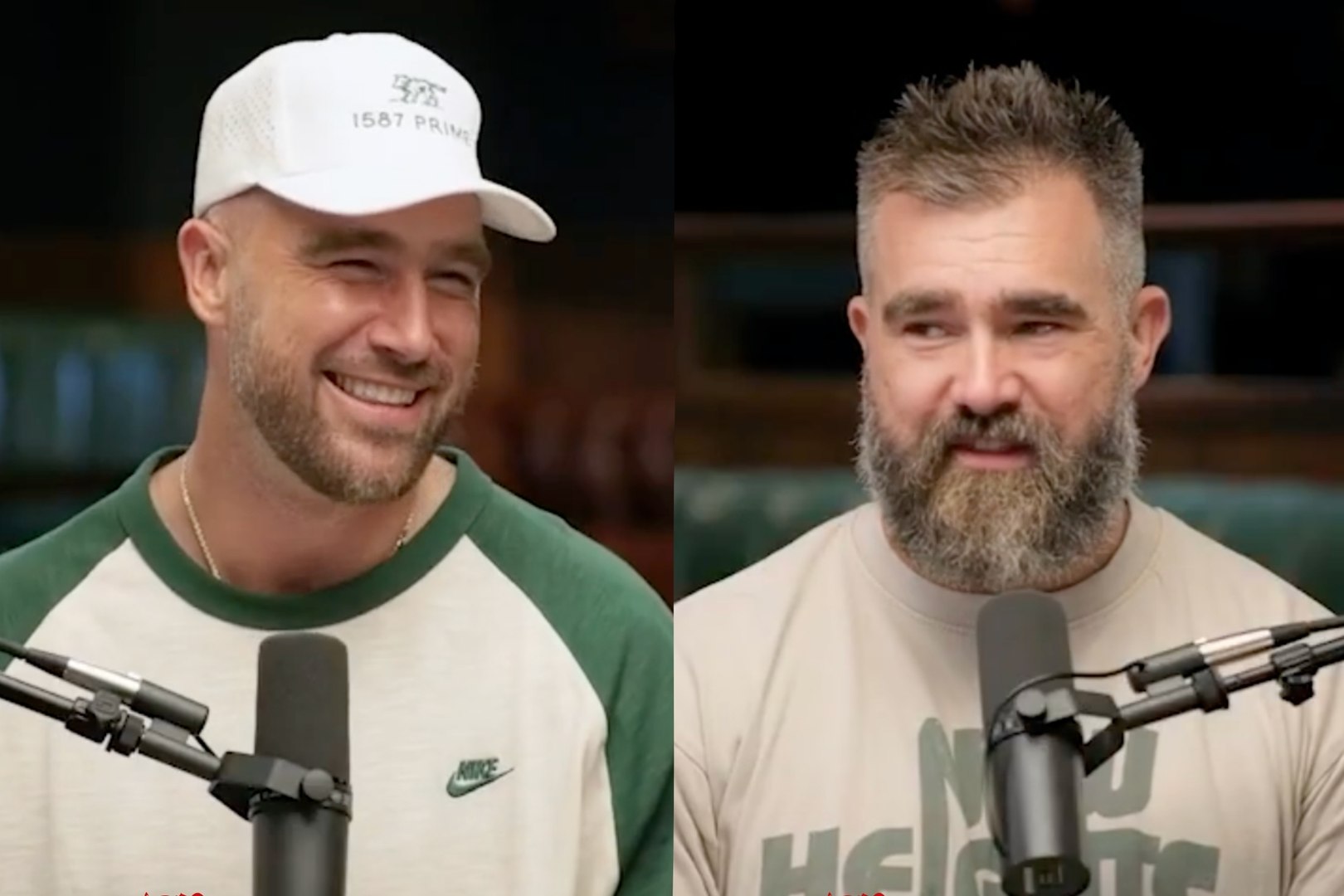 Travis and Jason Kelce discuss Taylor Swift on their New Heights podcast LAPRESSE