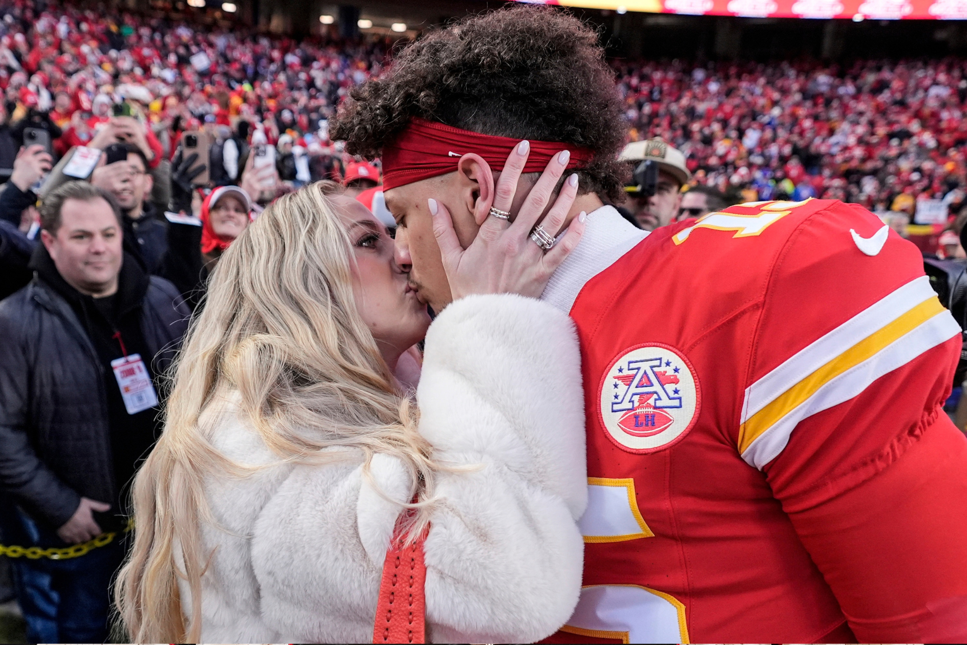 Brittany and Patrick Mahomes LAPRESSE